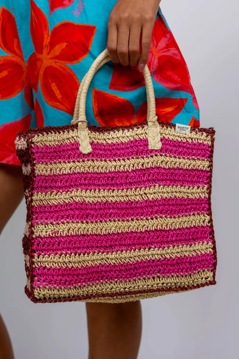 BARTS BARTS Slumbery handbag Gestreepte tas - Pink/cyclaam