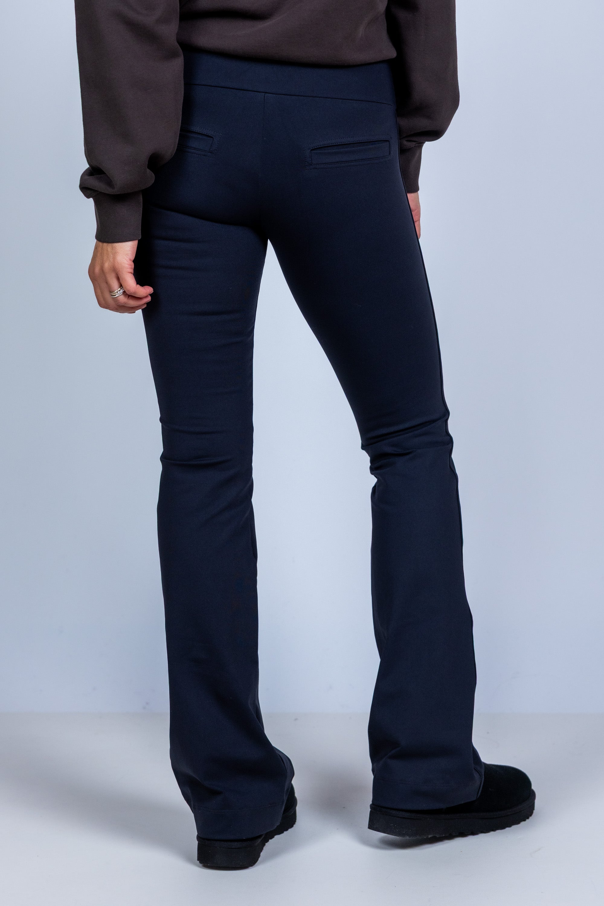 Legging met wijde pijpen - Zwart