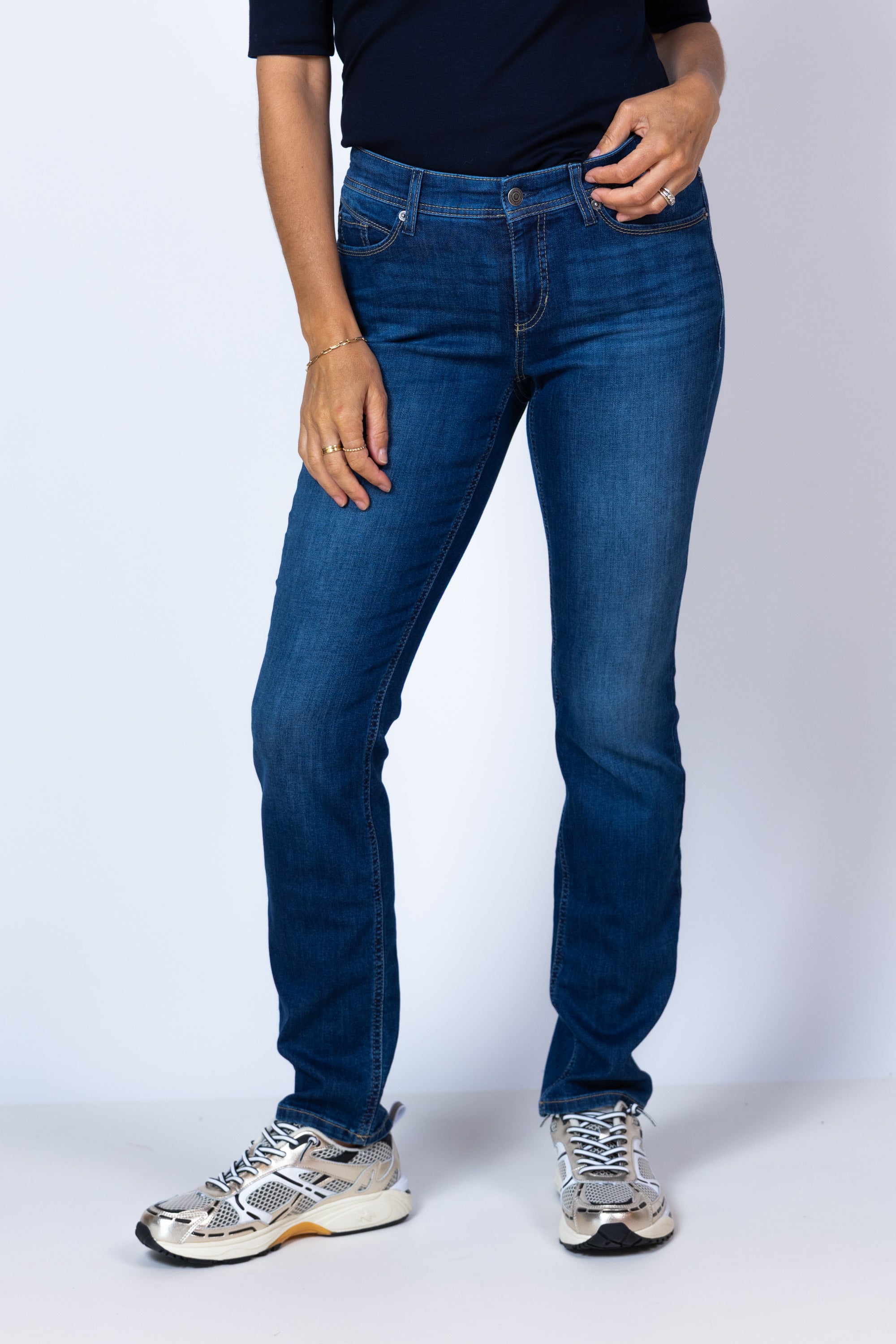 Jeans met rechte pijpen - Licht jeans