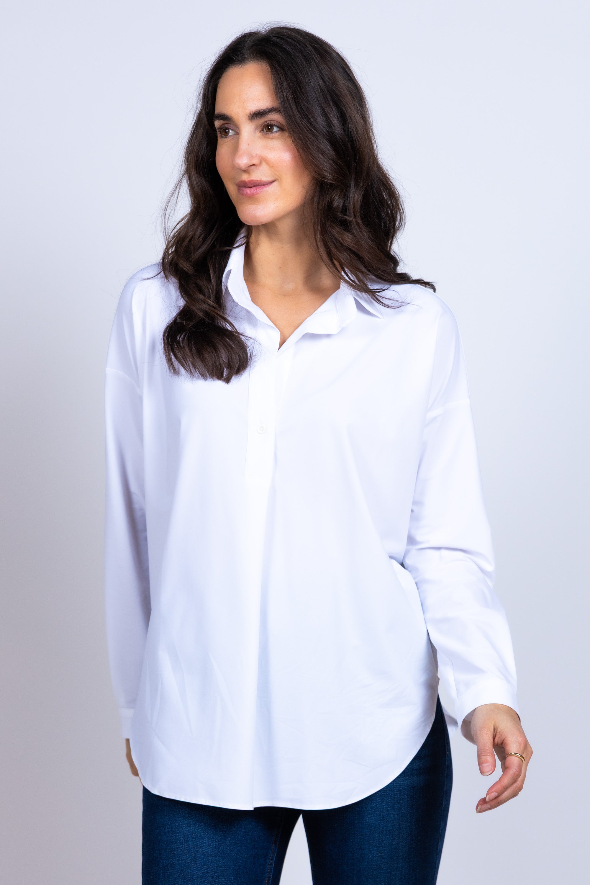 Blouse met knopen - Wit