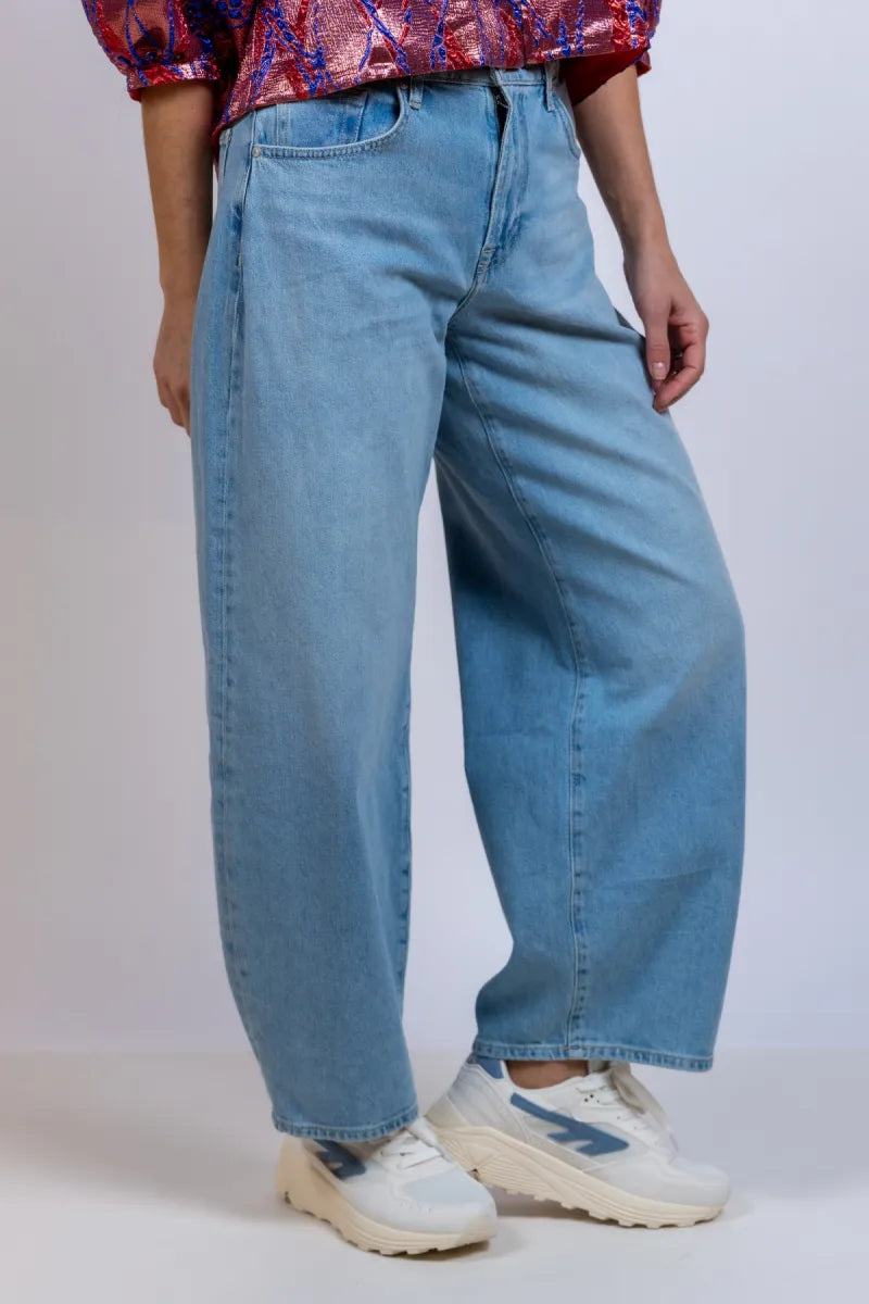 FOR ALL MANKIND FOR ALL MANKIND BONNIE Jeans met balloonfit - Licht jeans