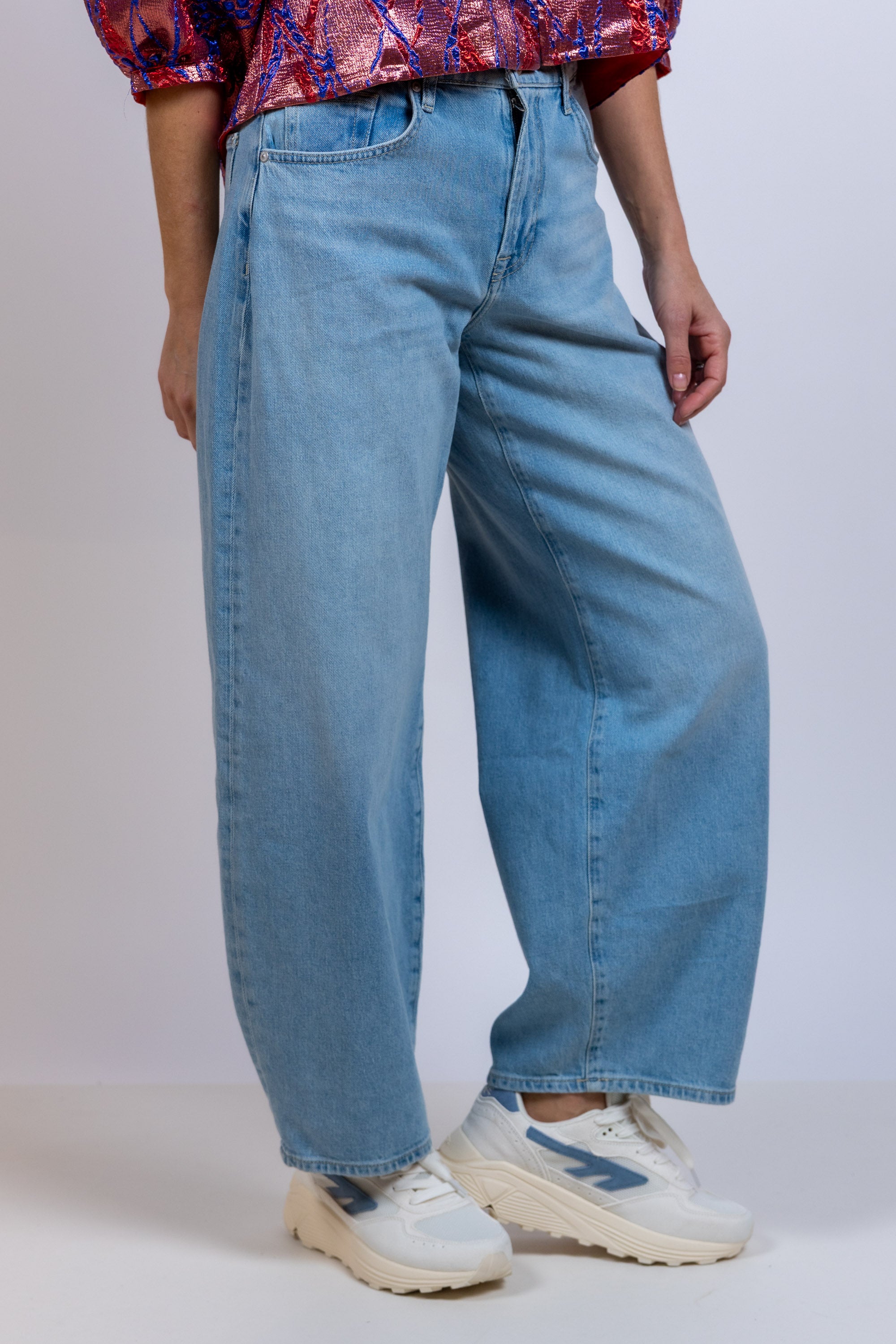 Jeans met balloonfit - Licht jeans