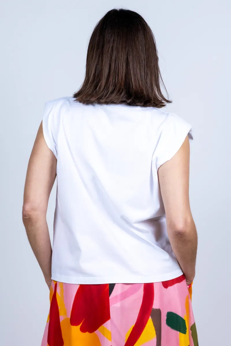 CAROLINE BISS CAROLINE BISS 3950 T-shirt met print - Wit