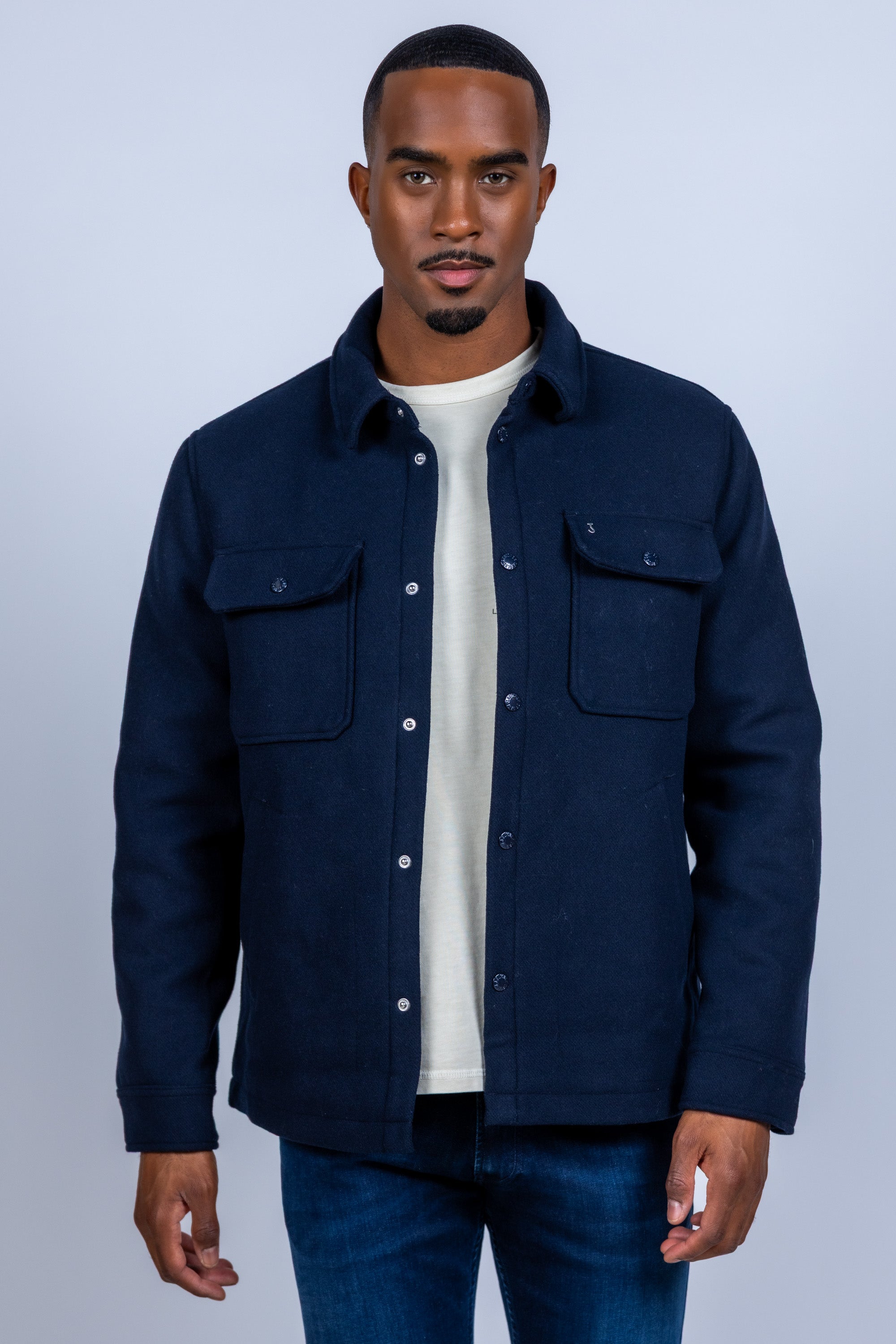 Jasje met knopen - Marine