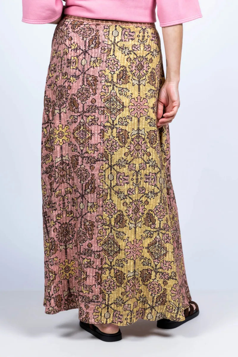BA&SH BA&SH PARIO SKIRT Rok met print - Geel