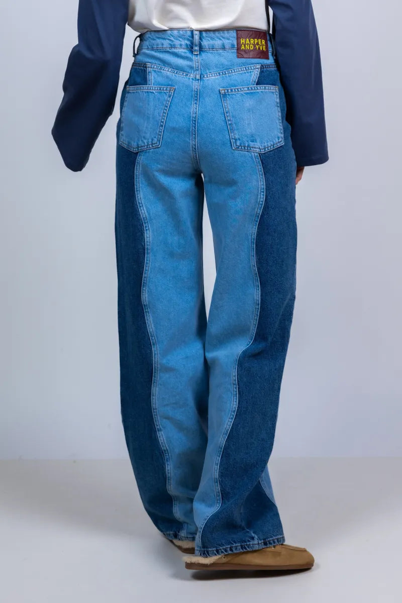 HARPER & YVE HARPER & YVE SS6Z105 Jeans met kleurvlakken - Jeans
