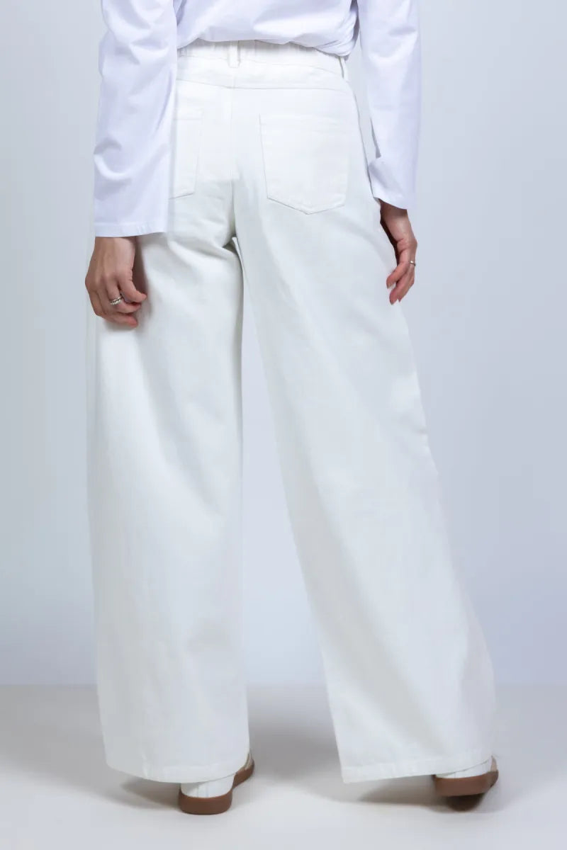 MODSTROM MODSTROM PRINCESS PANTS Wijde broek - Wit