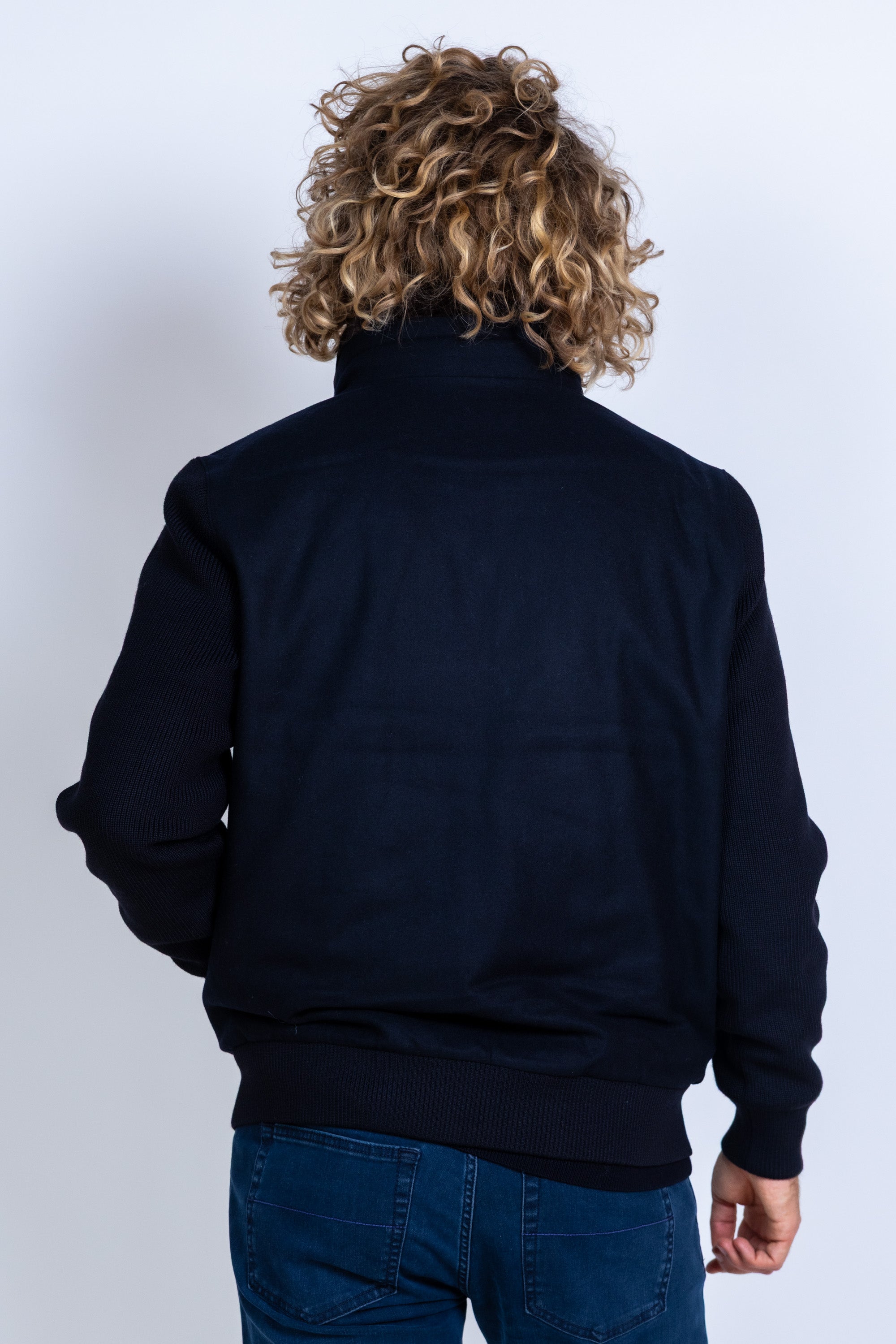 Vest met rits - Marine