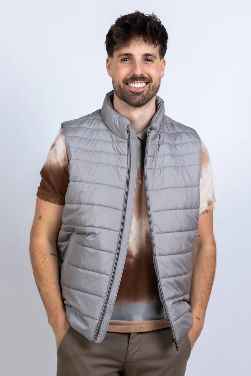 BUGATTI/BRINKMANN BUGATTI/BRINKMANN 170100-11010 Gewatteerde bodywarmer - Licht taupe