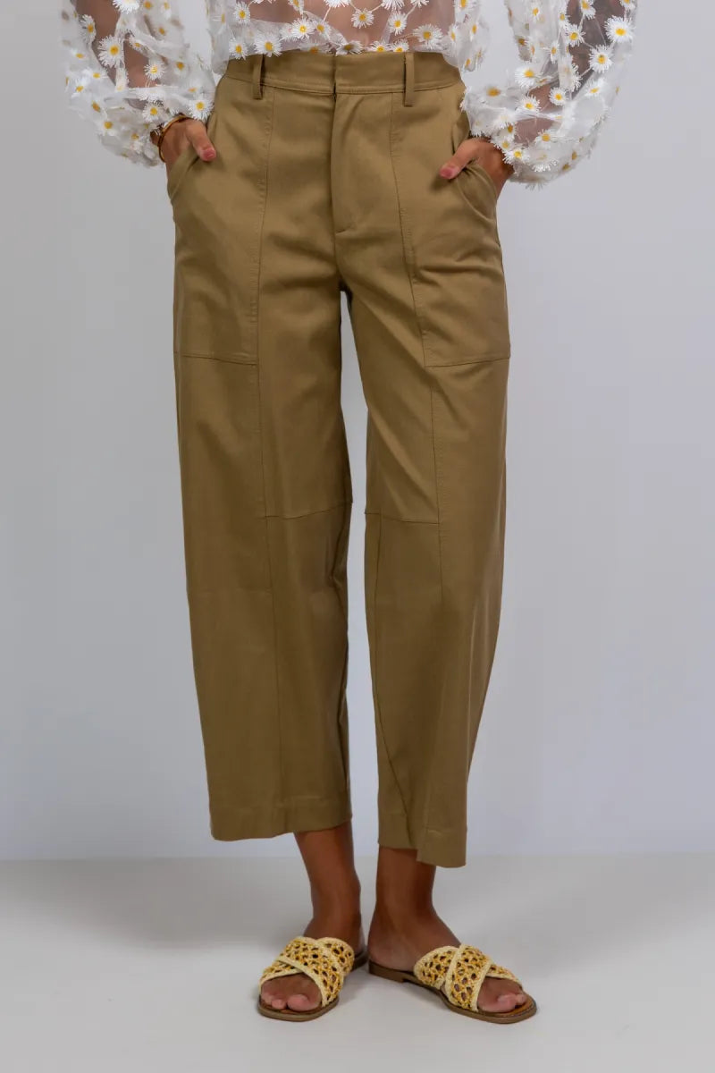 STUDIO CLIQUE STUDIO CLIQUE BELLE STUDIO CLIQUE BELLE Broek met steekzakken - Olijfgroen