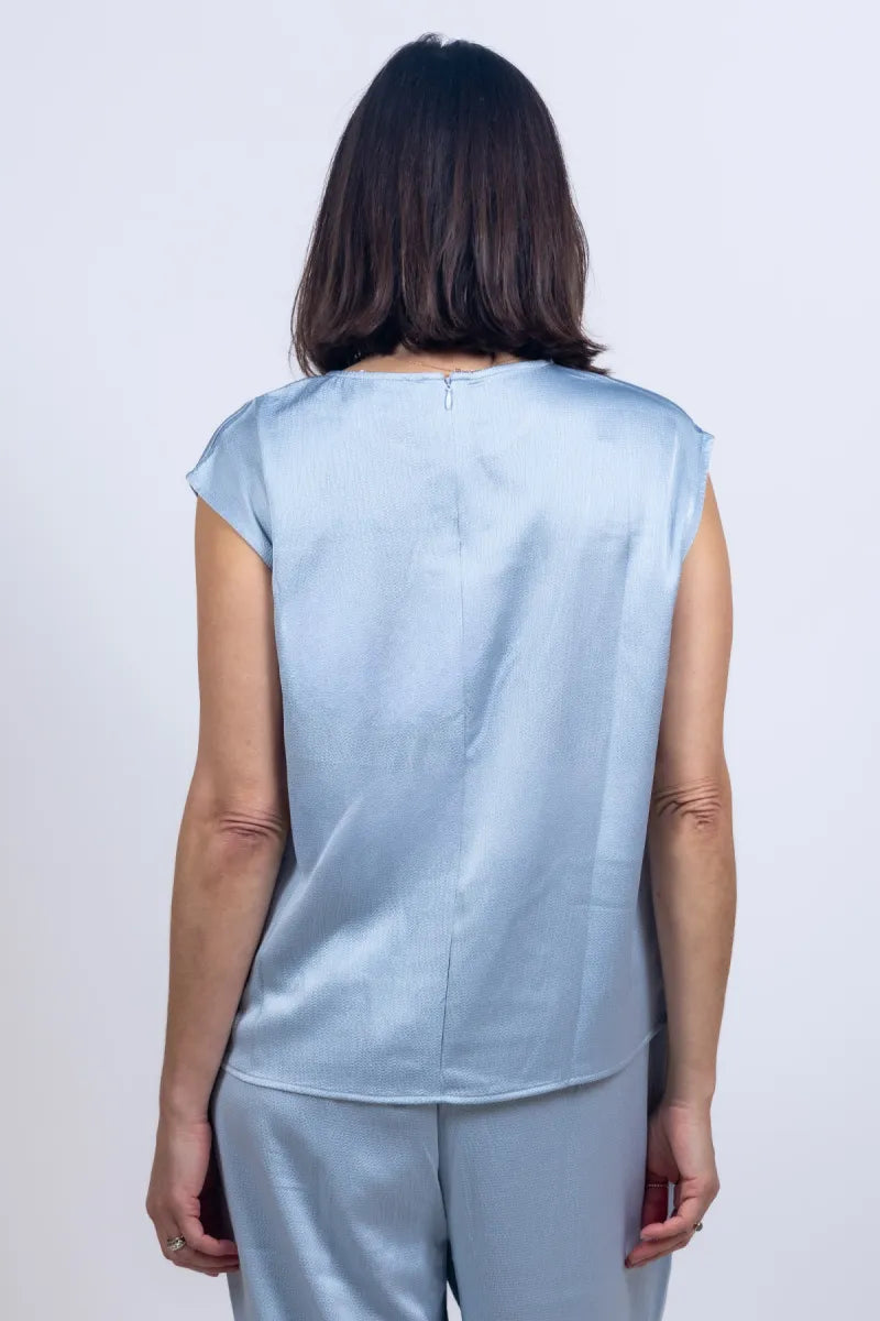 AMAYA AMAYA FLEUR Top zonder mouwen - Bleu