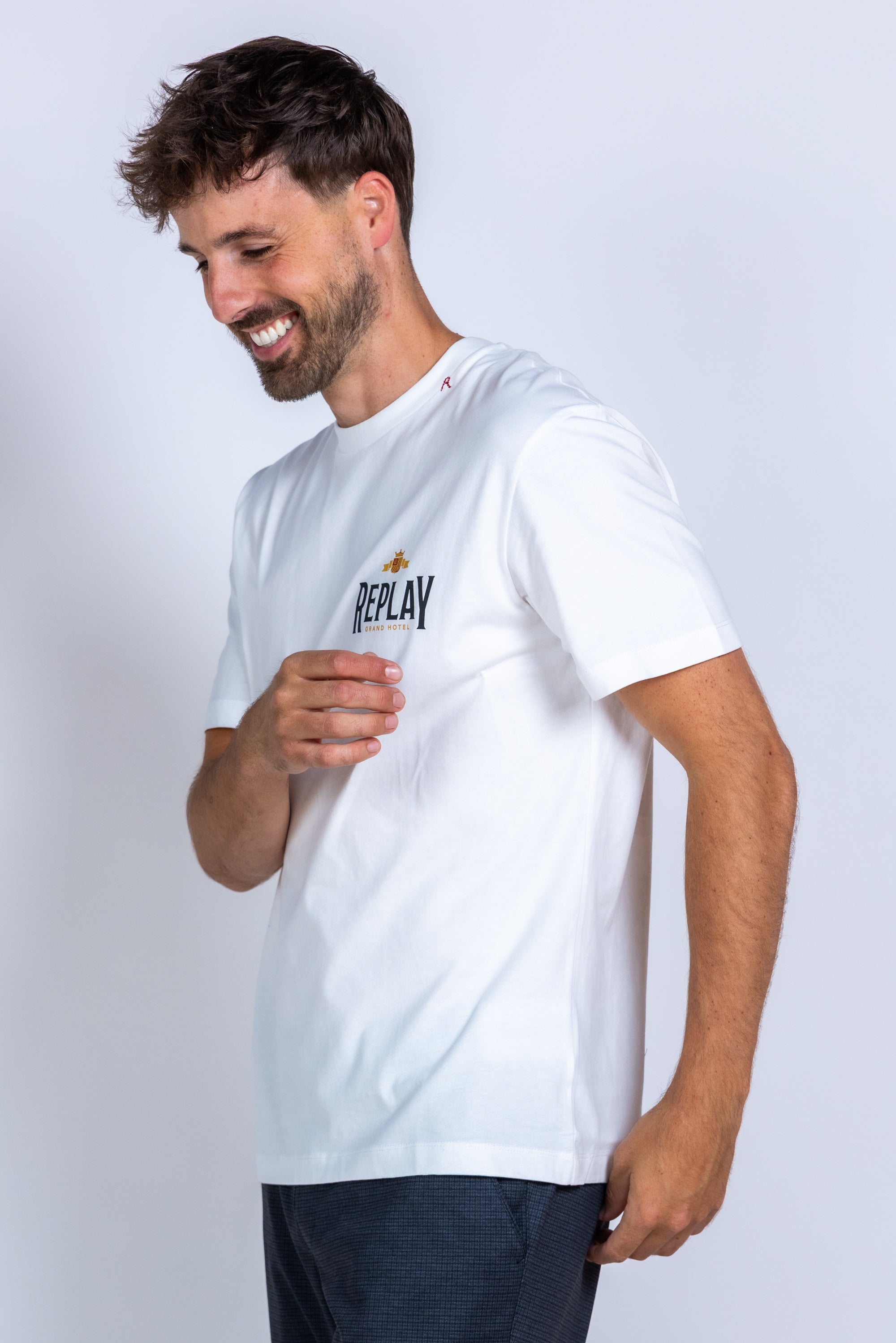 T-shirt met print - Wit