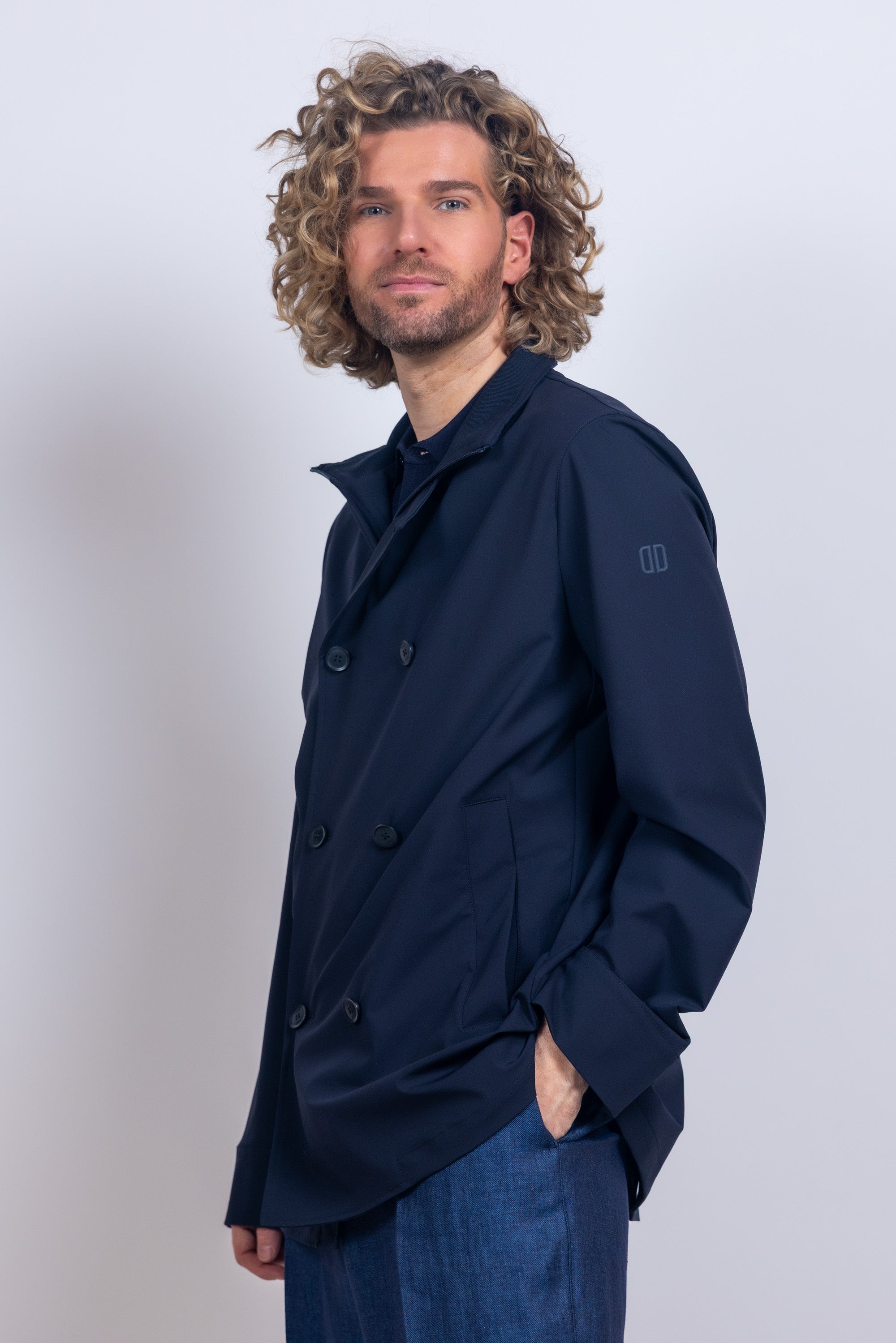 Jas met knopen - Marine