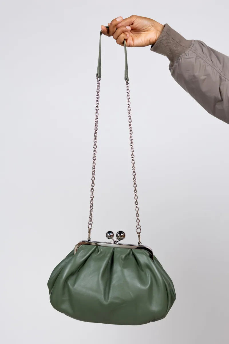 WEEKEND BY MAX MARA WEEKEND BY MAX MARA CUBICO Dumpling clutch - Olijfgroen