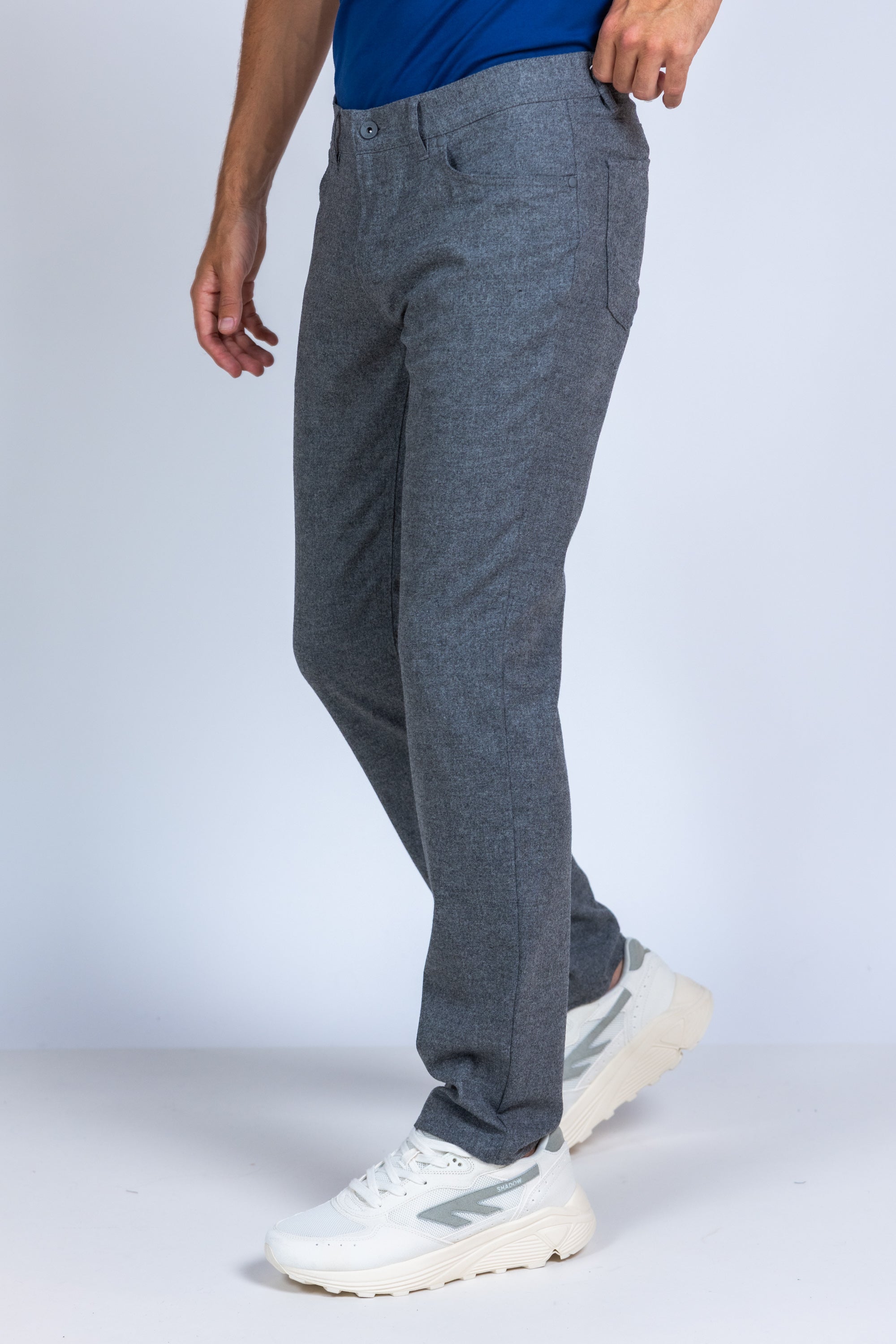 Broek met zakken - Lichtgrijs