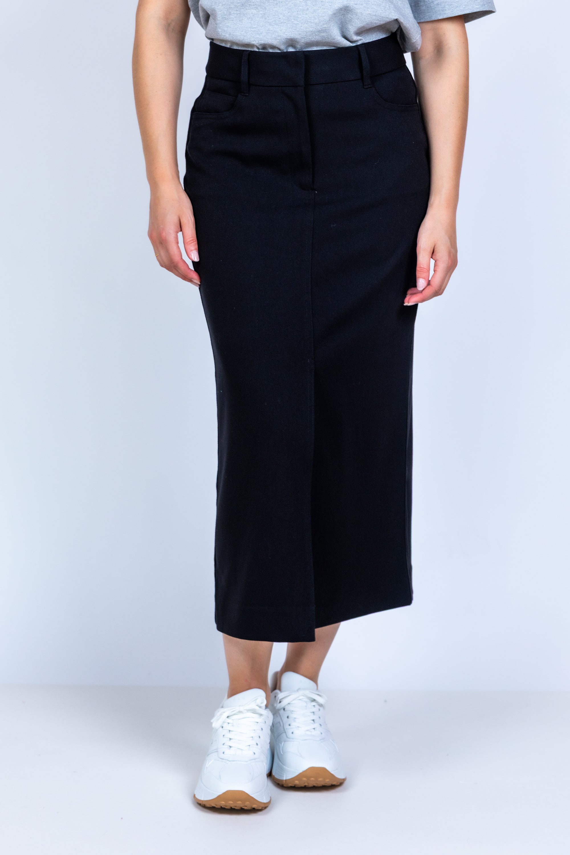 Rok met split - Zwart