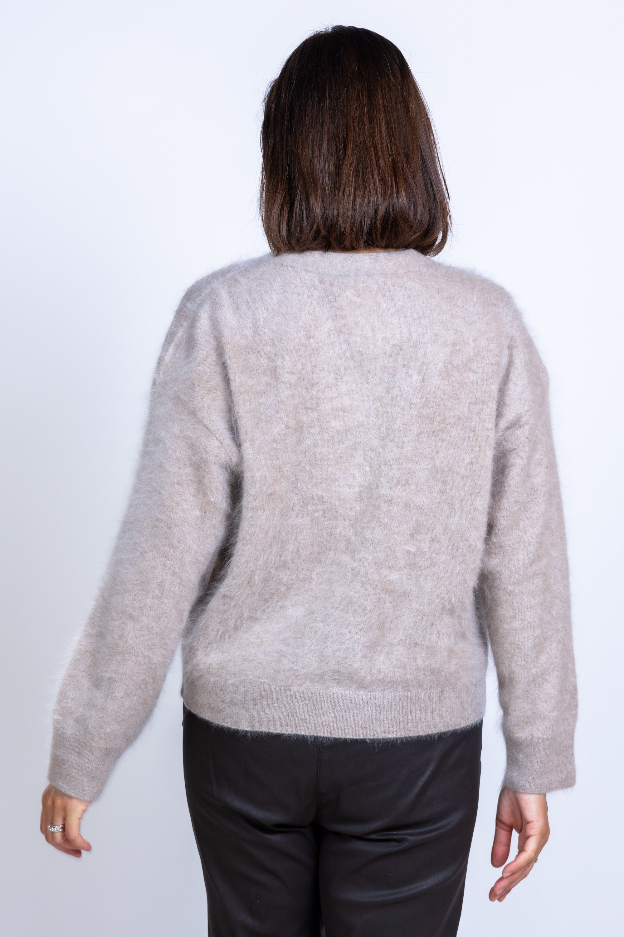 Vest met knopen - Beige