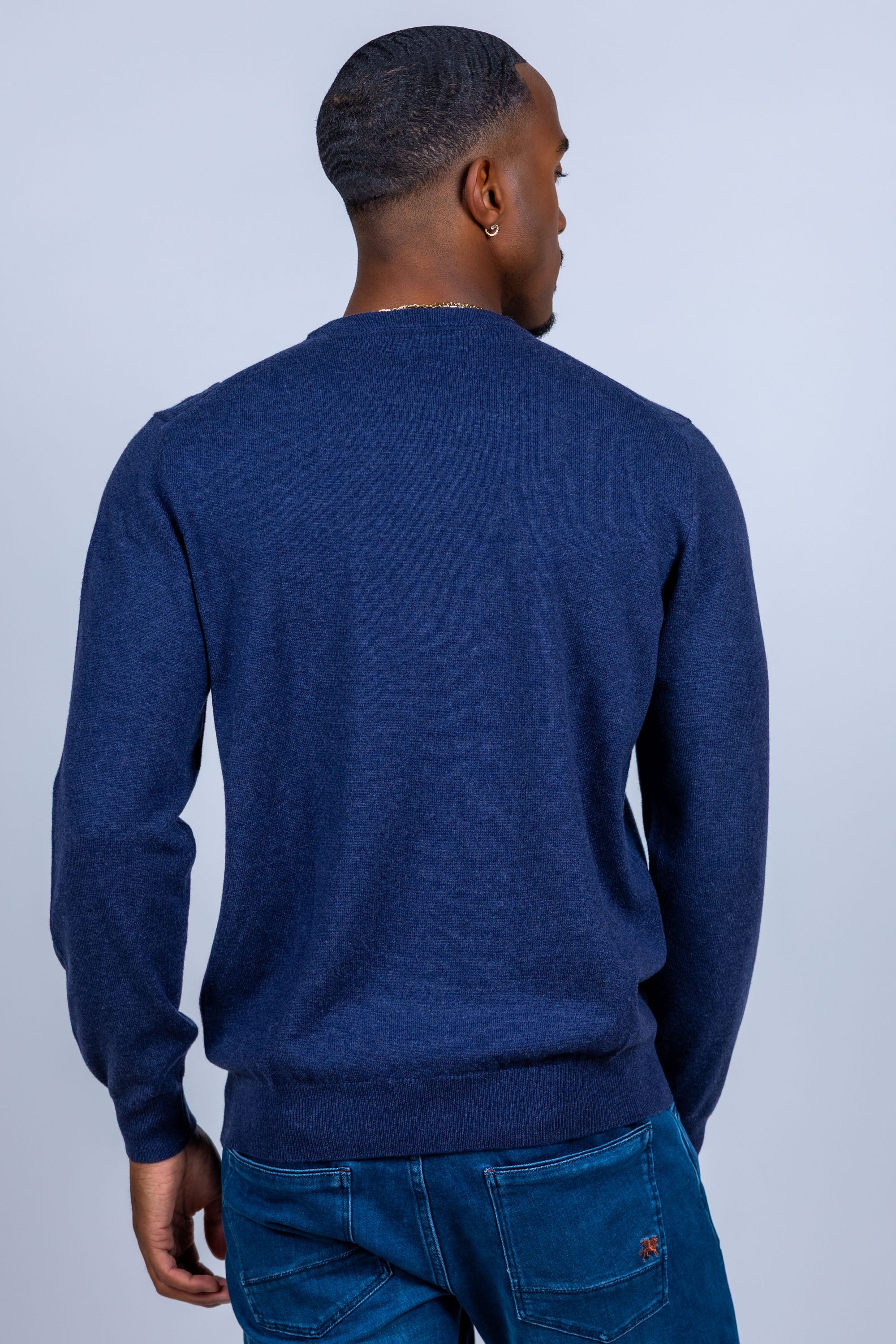 Trui met ronde hals - Inkt