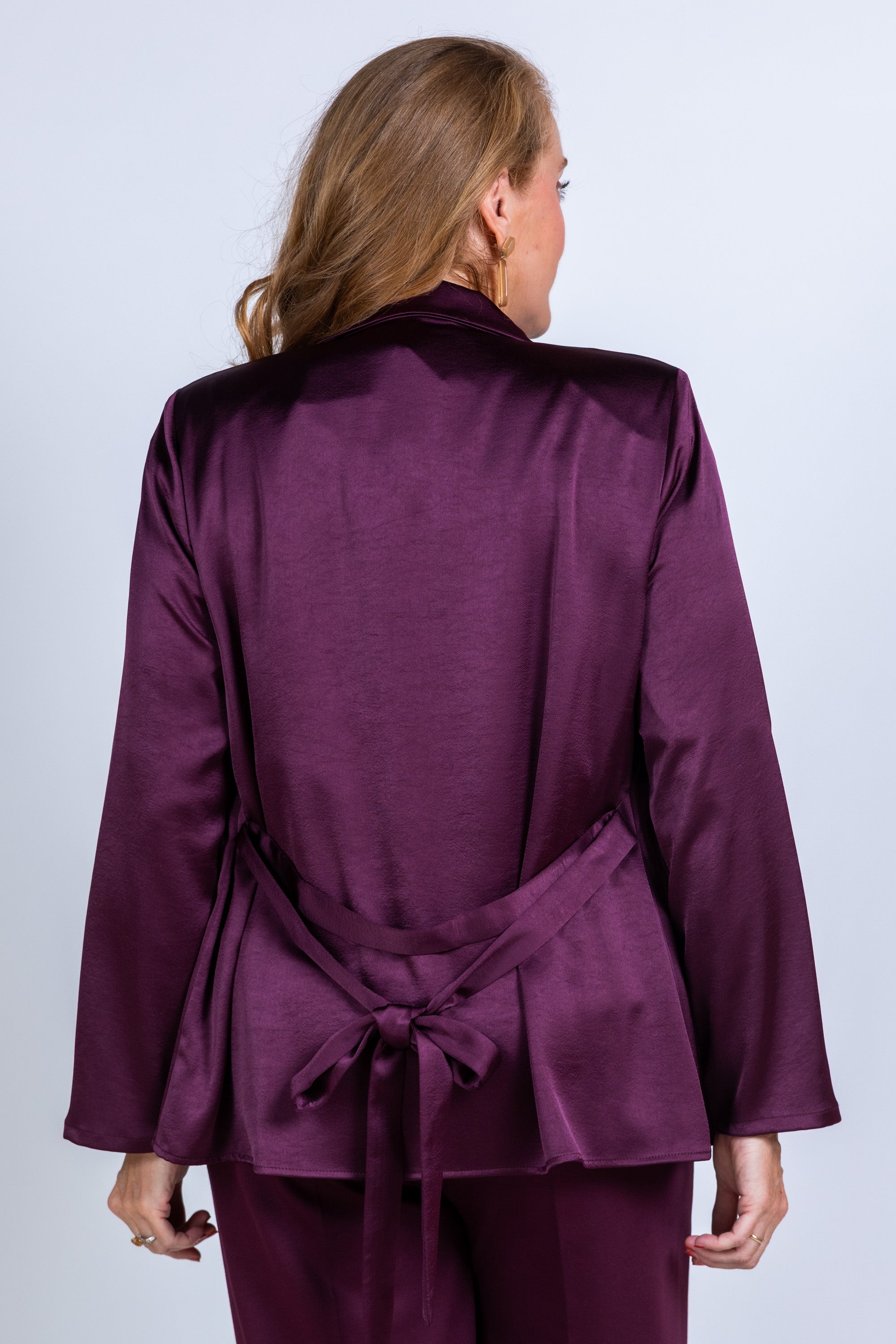 Jasje met reverskraag - Burgundy