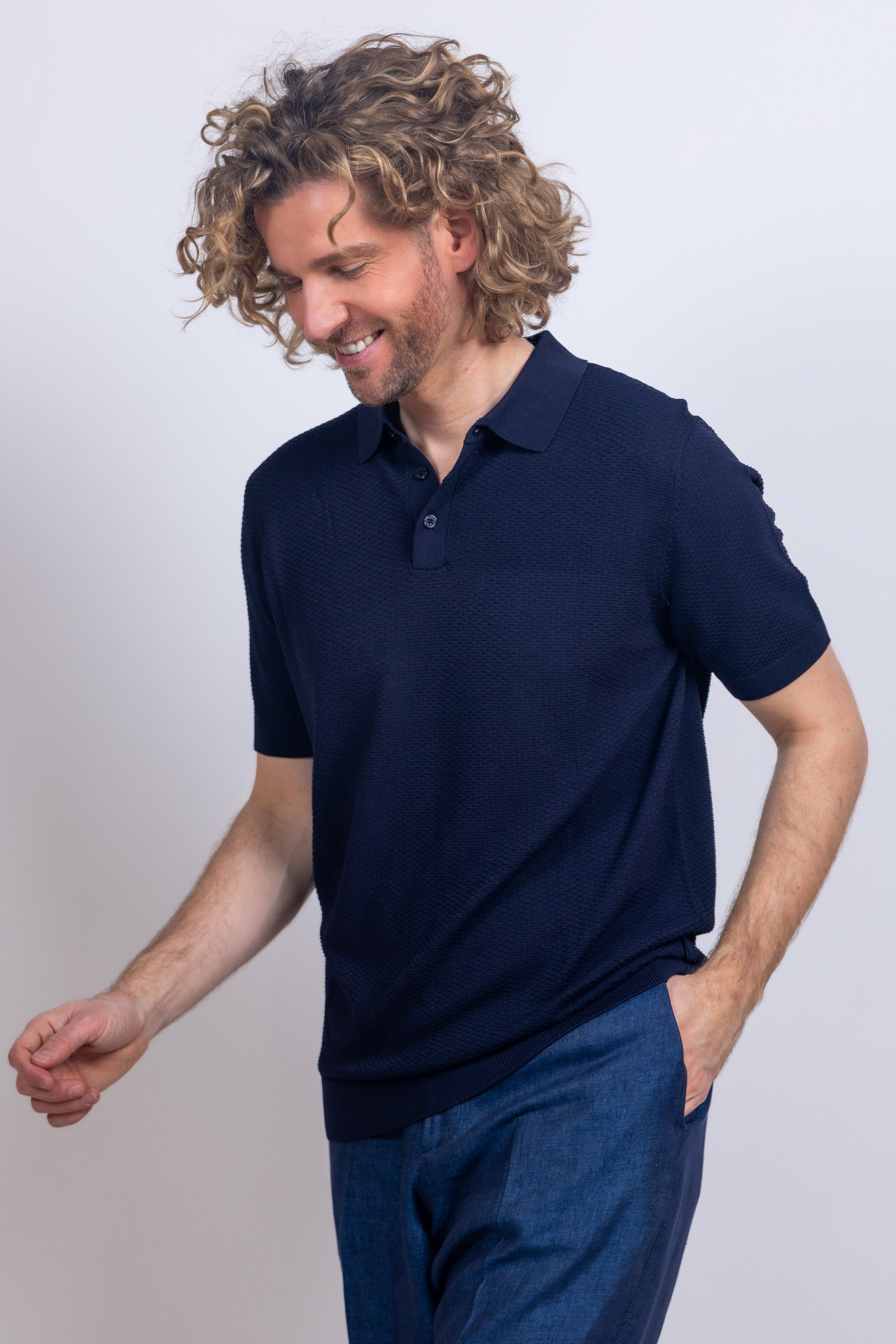 Polo met korte mouwen - Marine