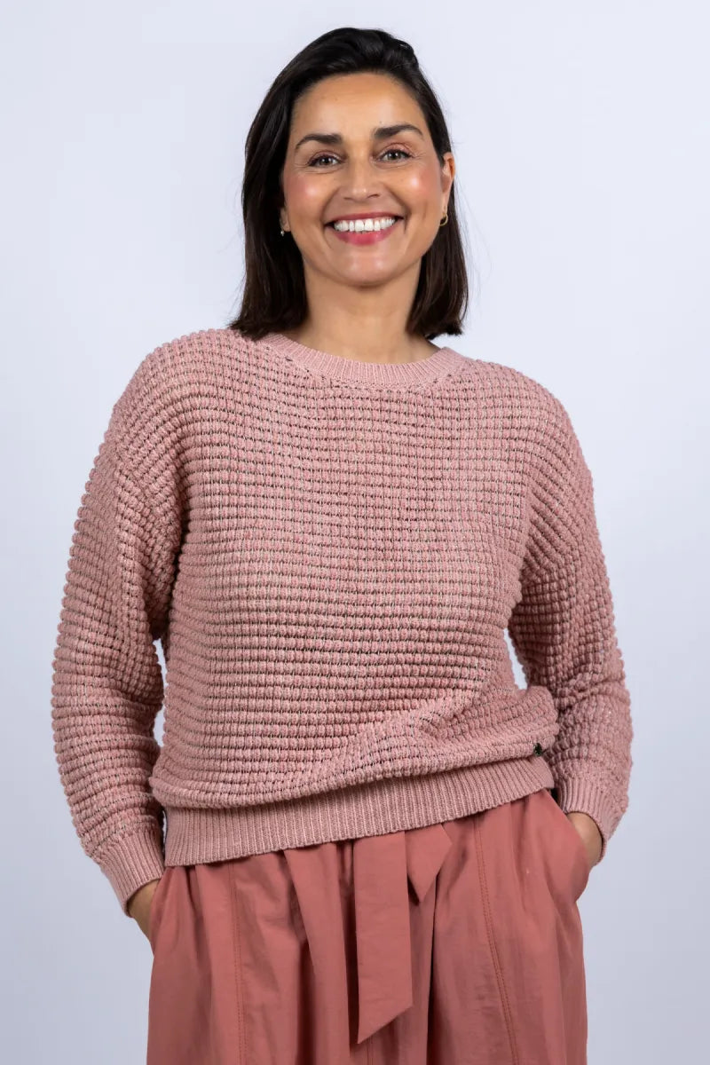 XANDRES XANDRES Badria XANDRES Badria Trui met structuur - Roze