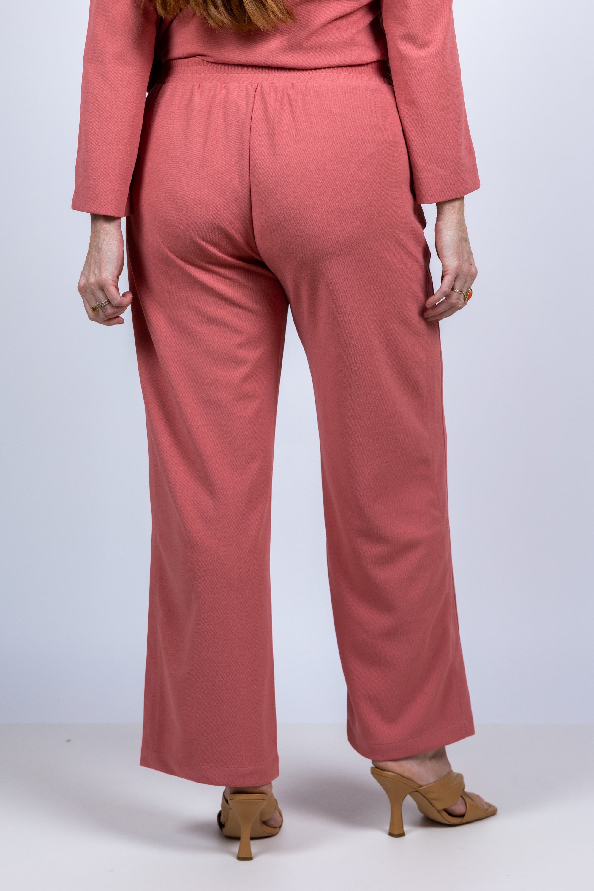 Wijde broek - Oudroze