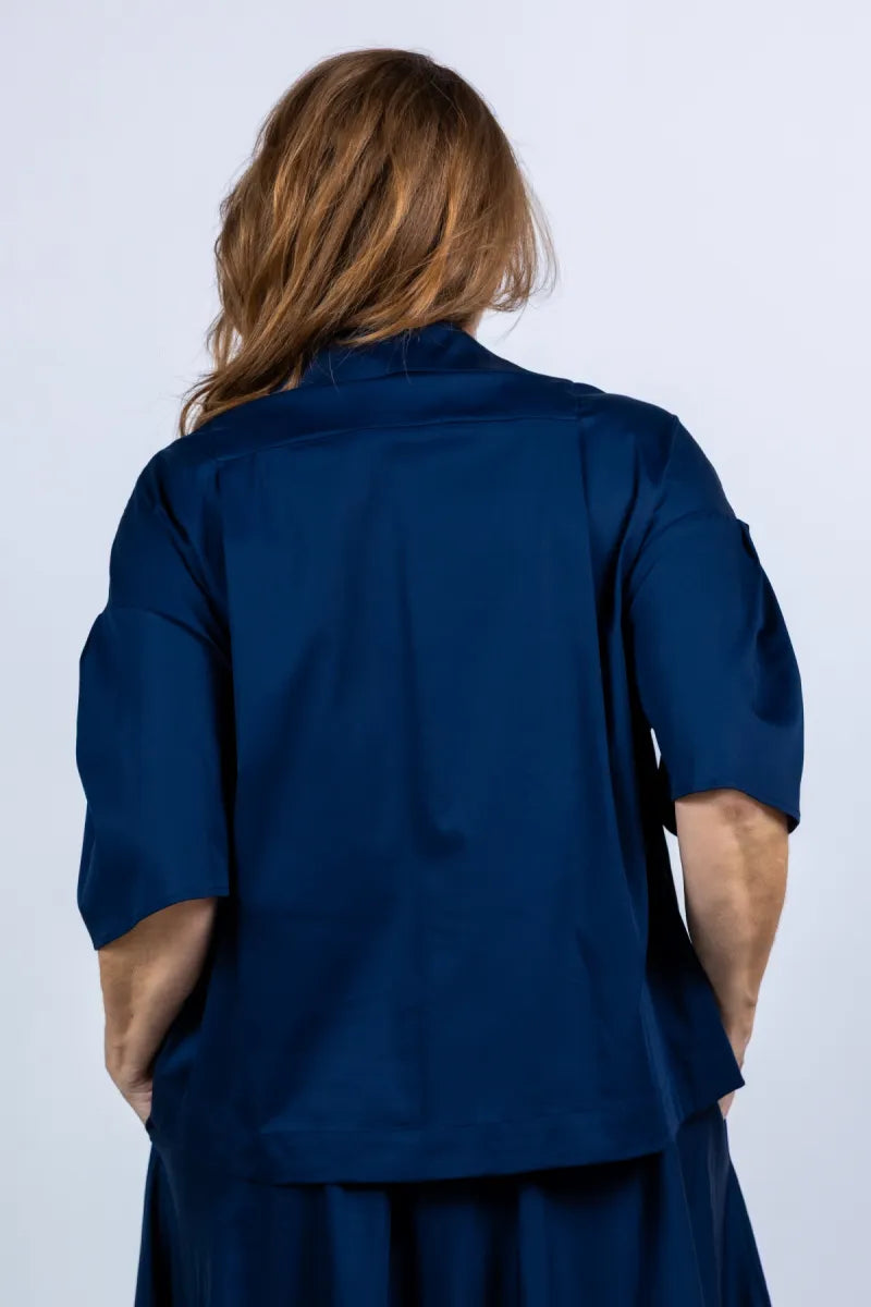 LA SALLE LA SALLE lc09 Blouse met kraag - Marine