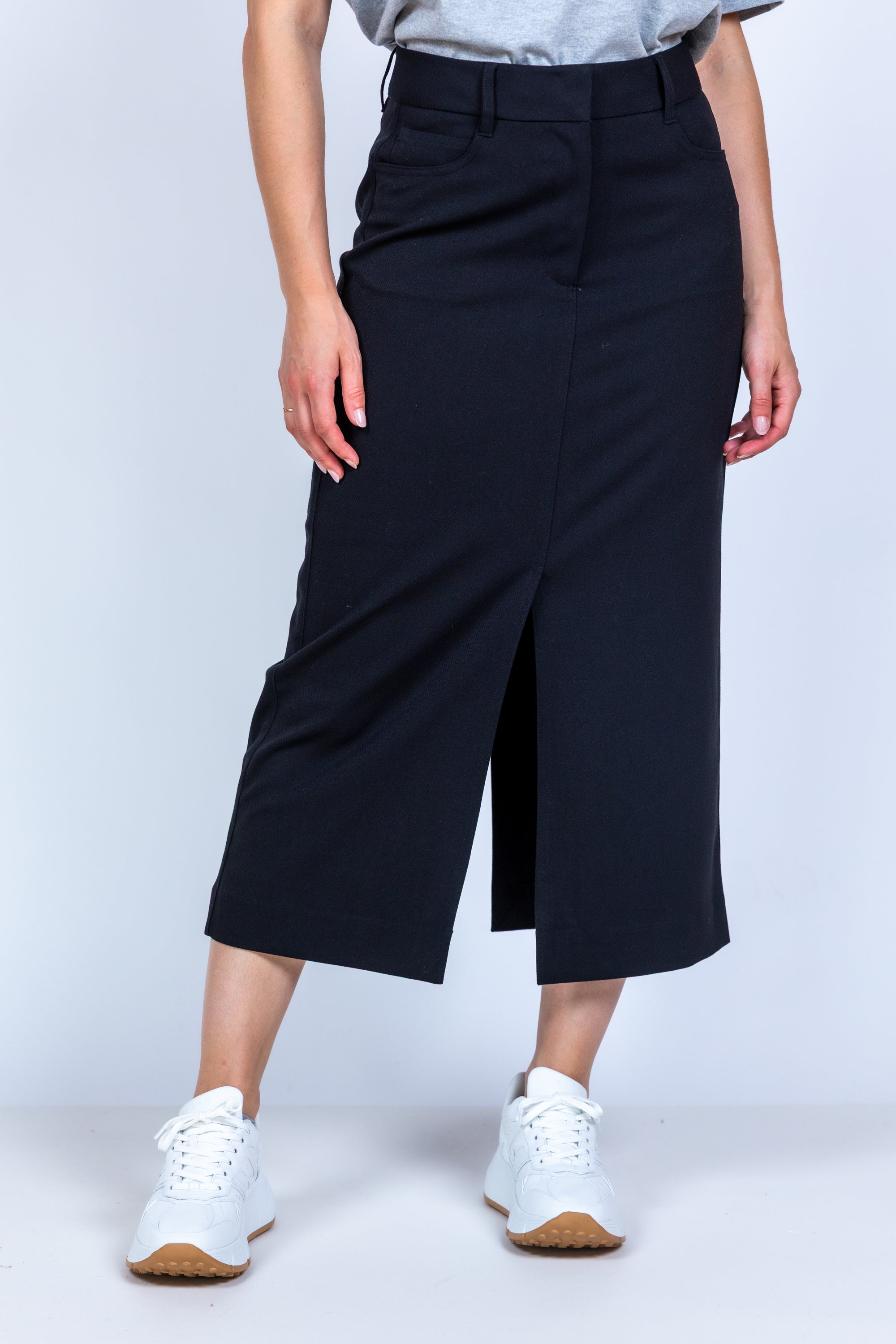 Rok met split - Zwart
