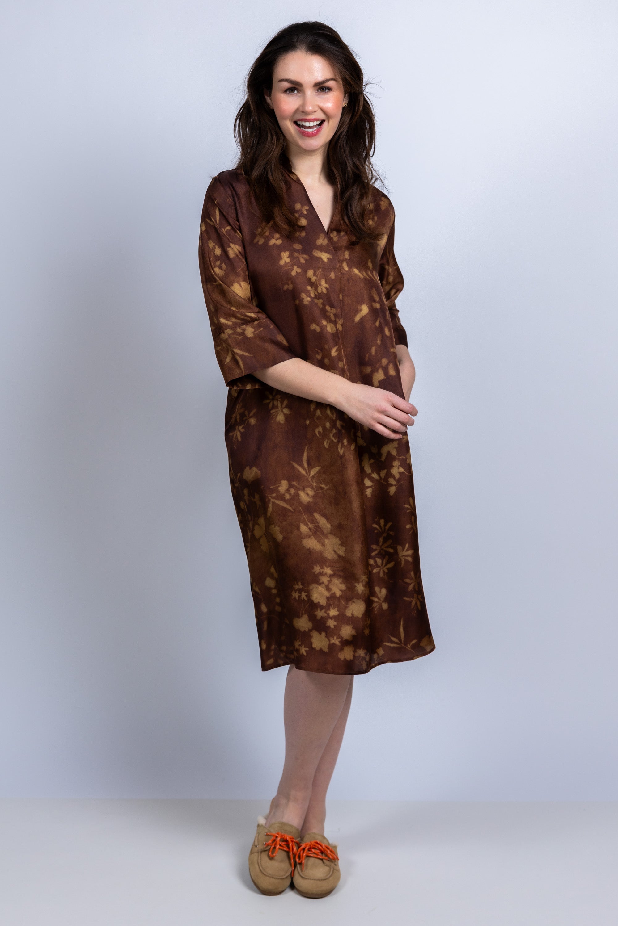 Jurk met bloemenprint - Vicunia