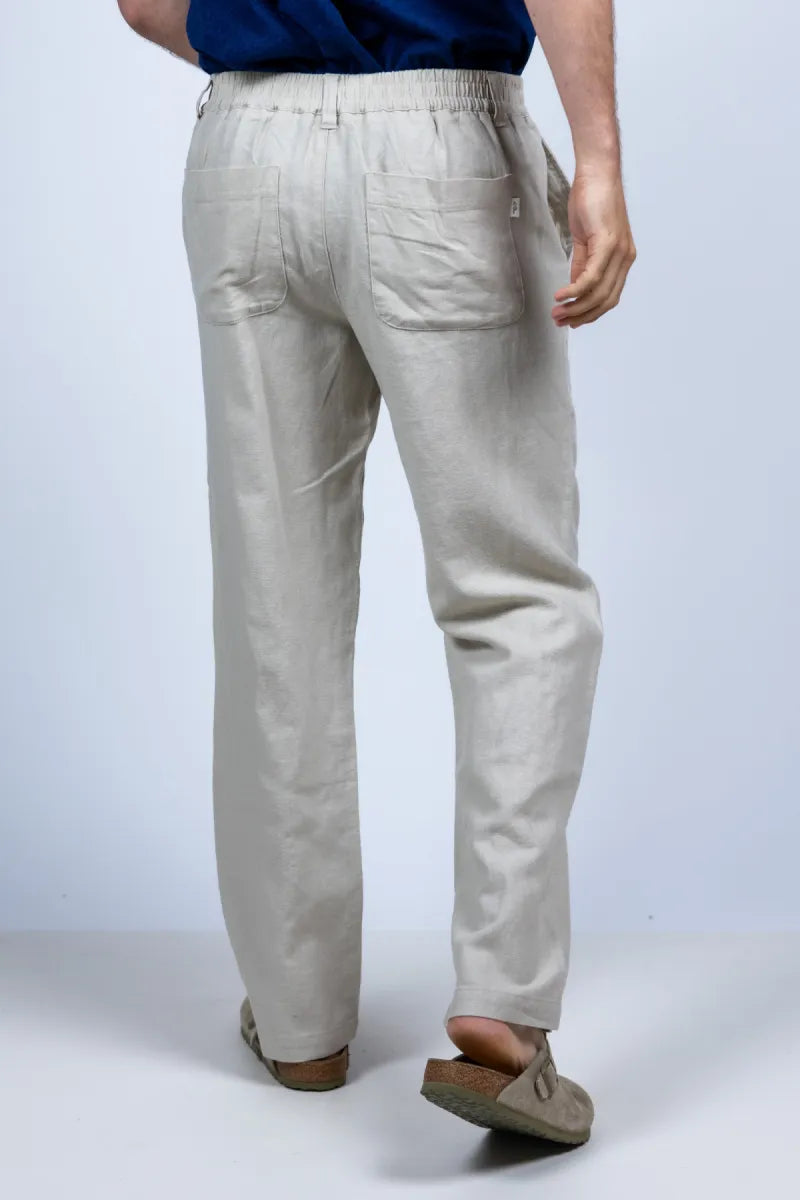 LES DEUX H LES DEUX H 1001862 Broek met rechte pijpen - Beige
