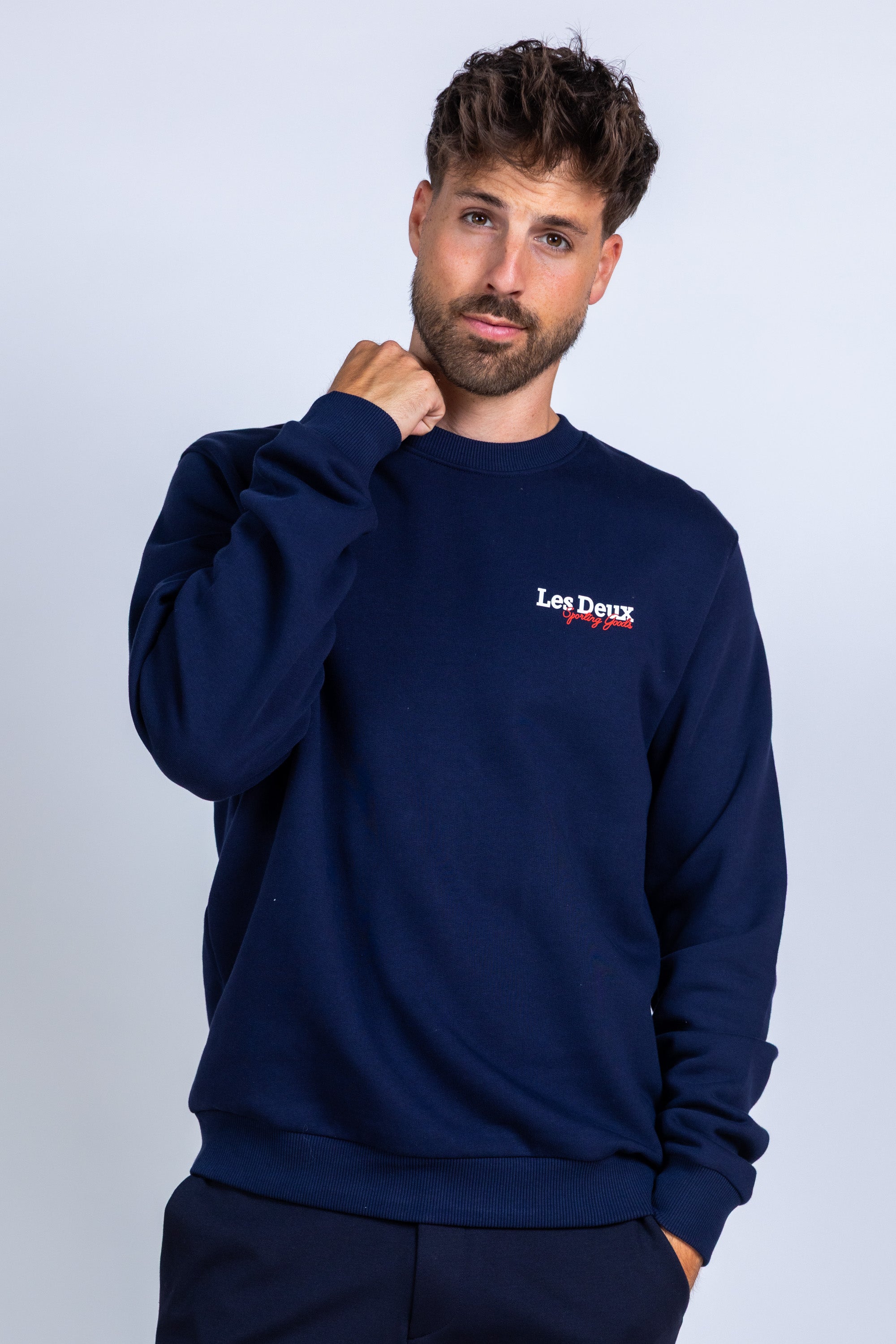Sweater met print - Marine