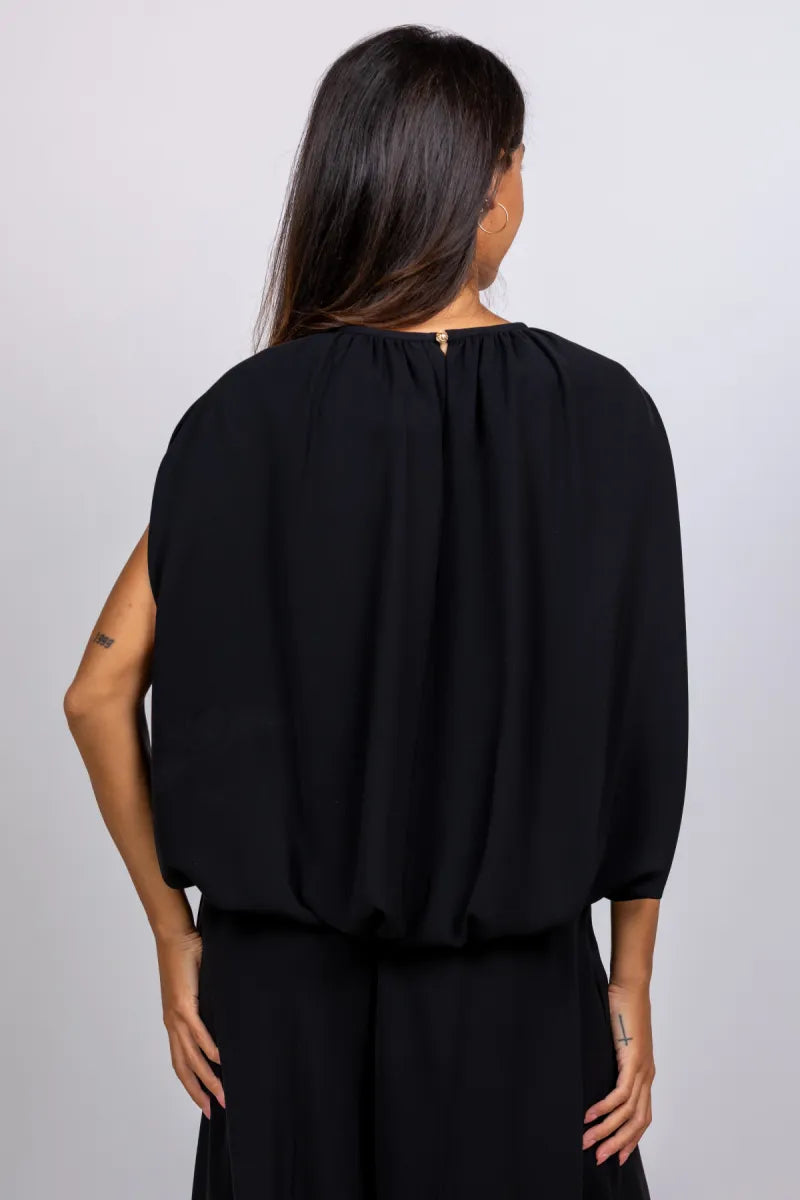 MAX MARA STUDIO MAX MARA STUDIO FIENO Top met plooien - Zwart