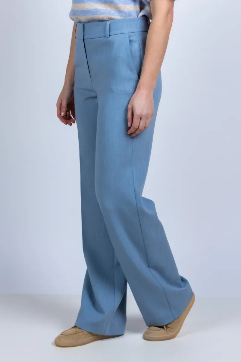 SELECTED SELECTED RITA 16094206 Wijde pantalon - Bleu