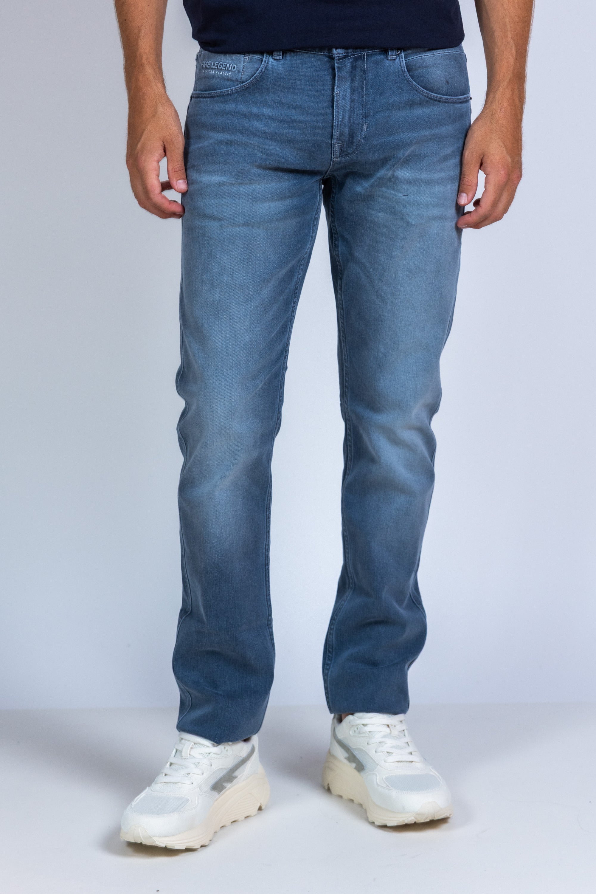 Jeans slim fit - Blauw/grijs