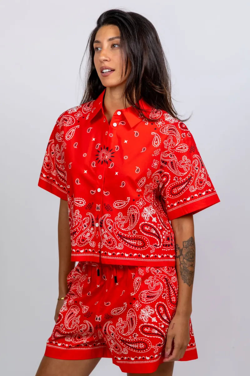 SUNCOO Blouse met print - Rood