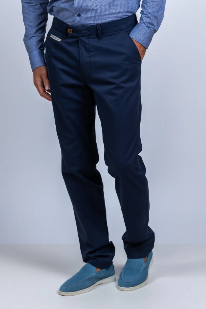 GARDEUR HEREN GARDEUR HEREN BENNY-3-412941 Chino - Marine