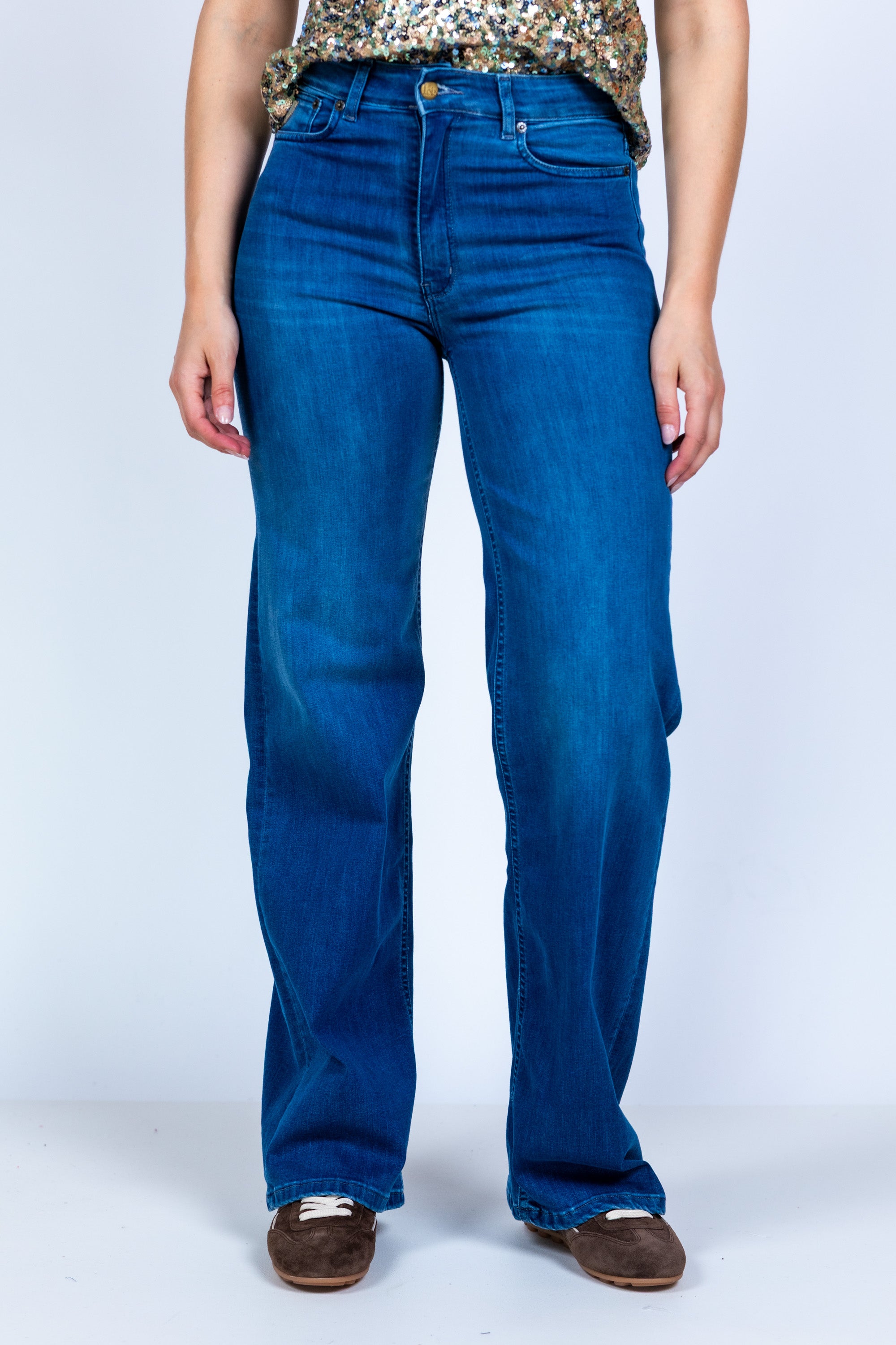 Jeans met wijde pijpen - Jeans