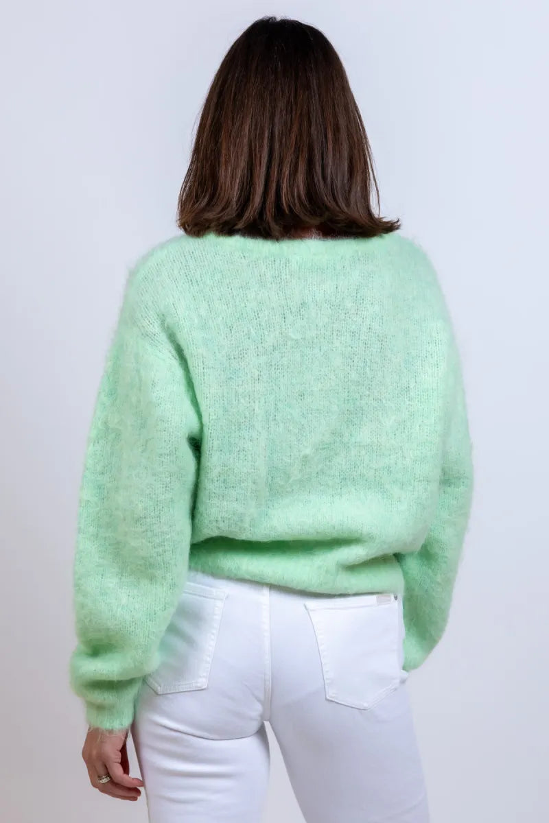 AMERICAN VINTAGE Trui met ronde hals - Mint
