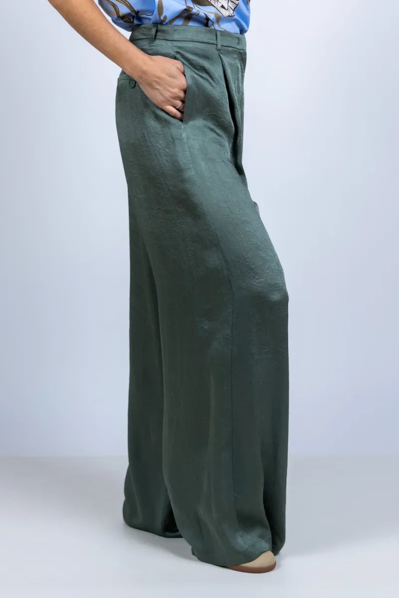 MARELLA MARELLA FORMATO Wijde broek - Mint