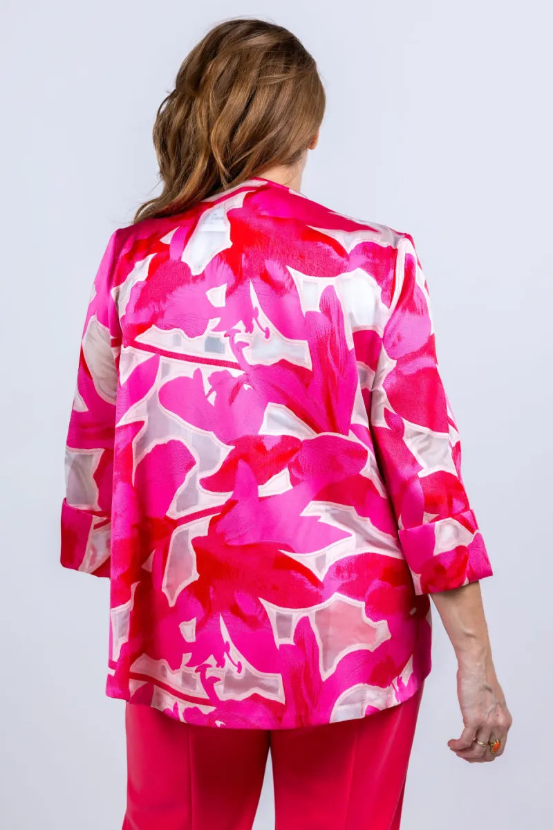 RIBKOFF RIBKOFF 261180 RIBKOFF 261180 Jasje met knoop - Pink/cyclaam