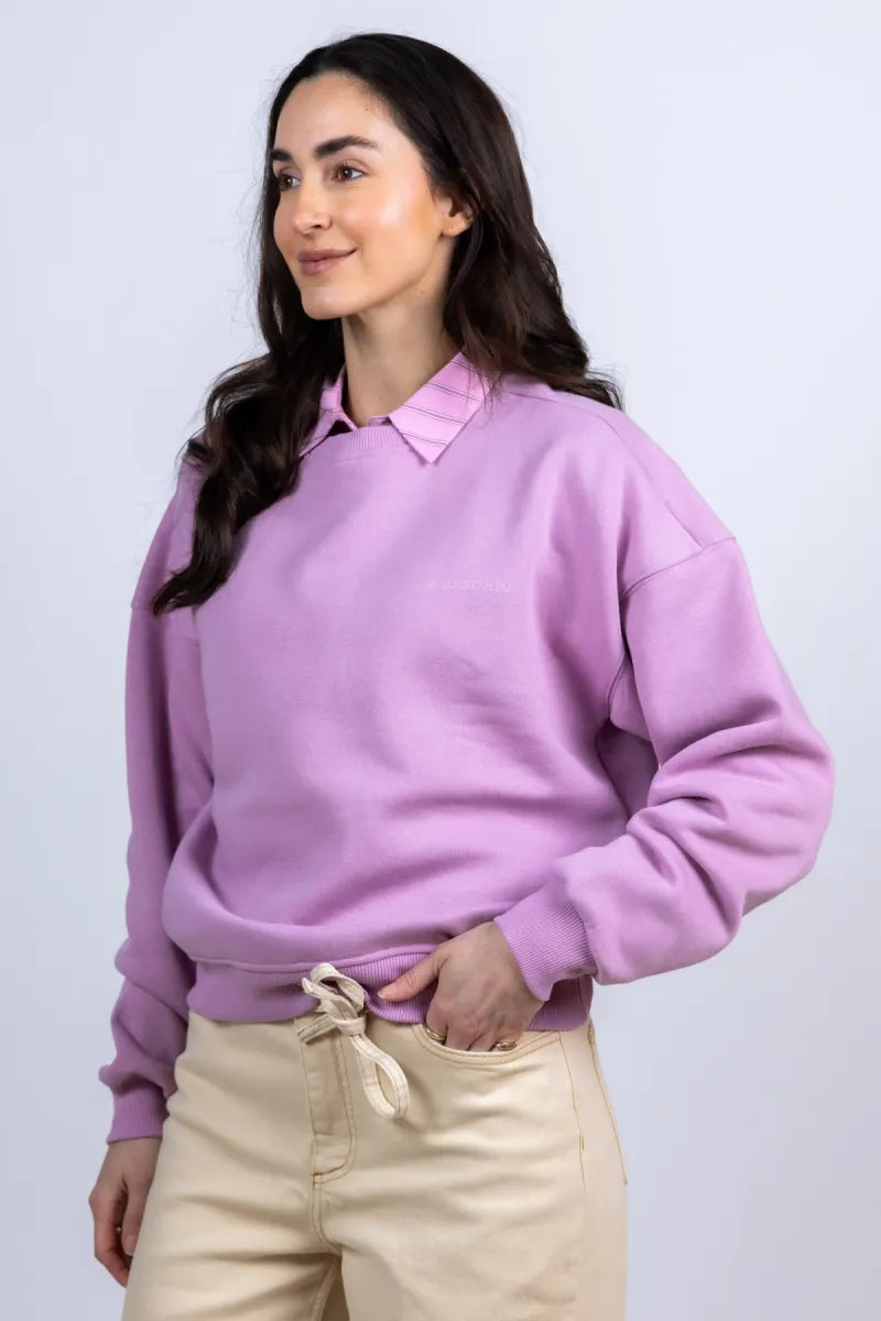 MODSTROM MODSTROM paula sweat MODSTROM paula sweat Sweater met ronde hals - Roze