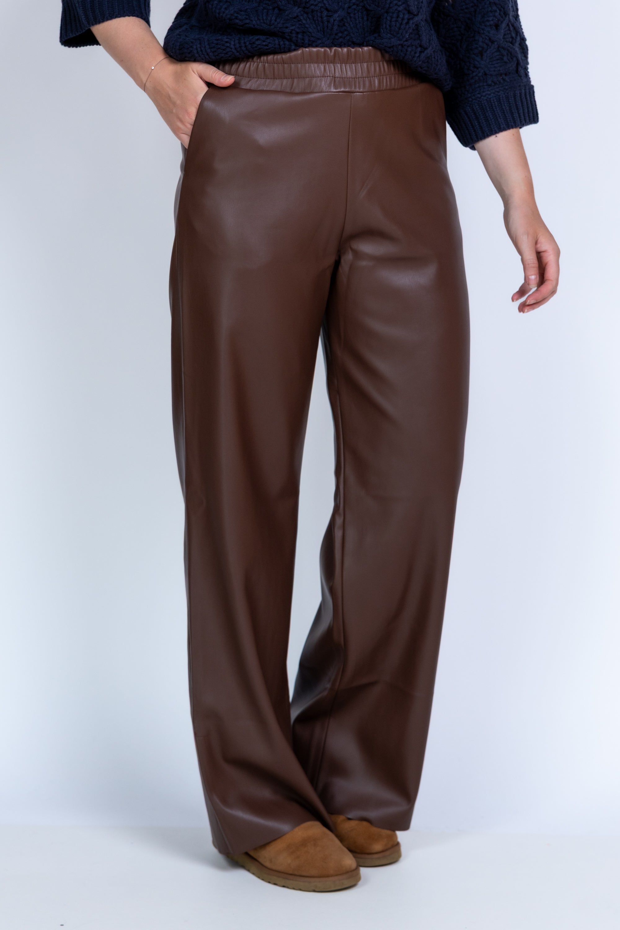 Leren broek - Bruin