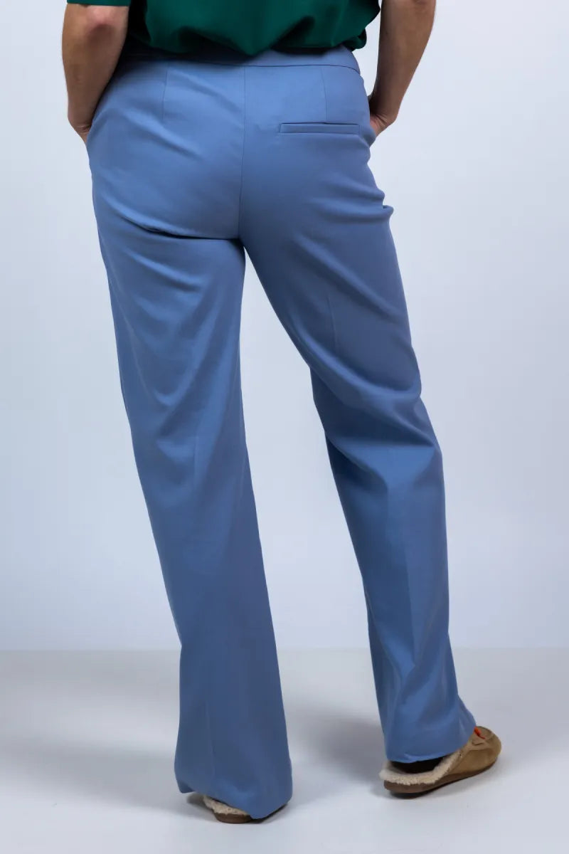 LUISA CERANO LUISA CERANO 638876-3806 Wijde pantalon met knopen - French blue