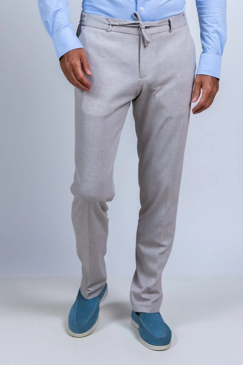 ZUITABLE ZUITABLE DiSpartafl-261617 Pantalon met koordje - Beige