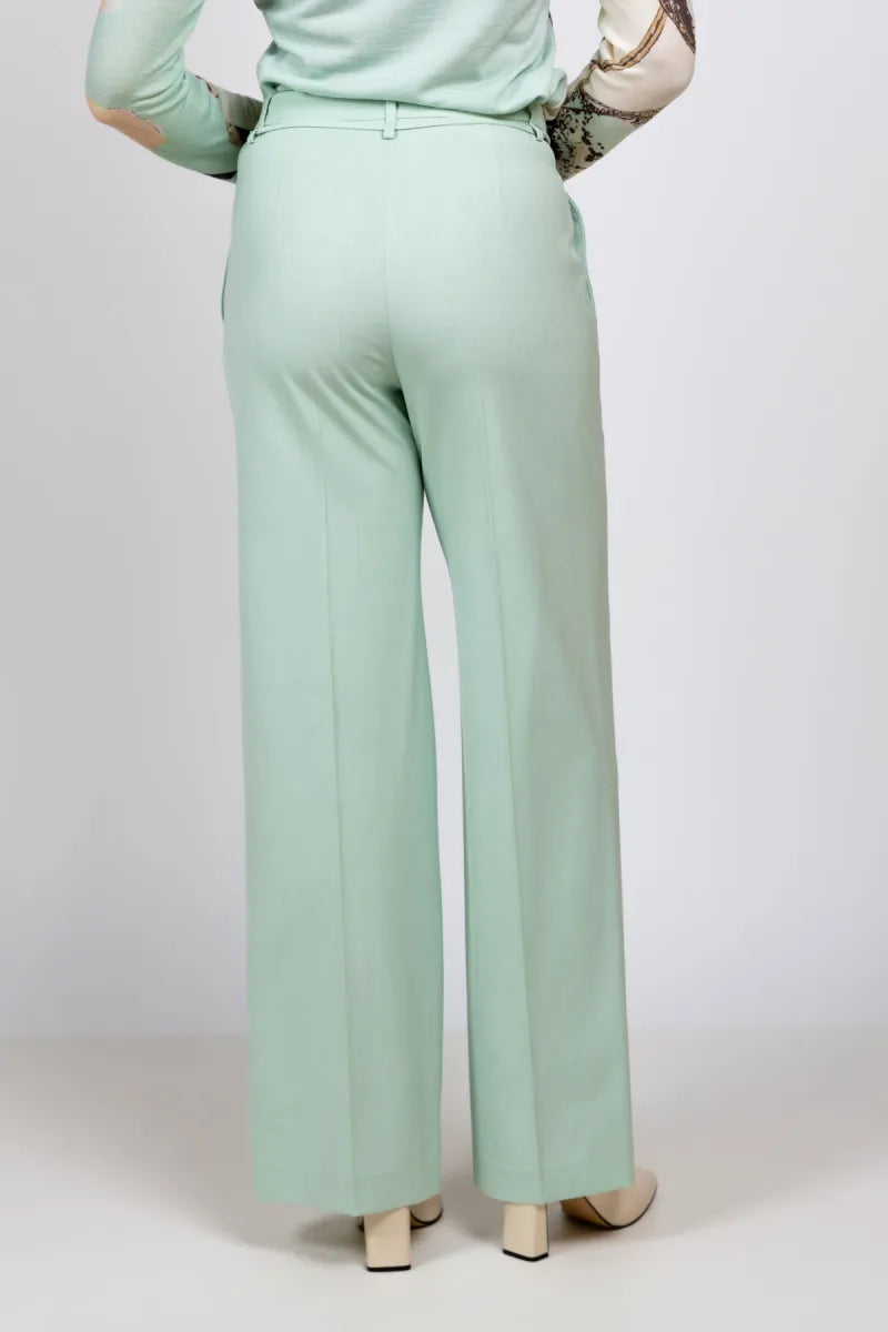 MARCCAIN COLLECTIE MARCCAIN COLLECTIE BC.81.41 W52 Pantalon met koord - Mint