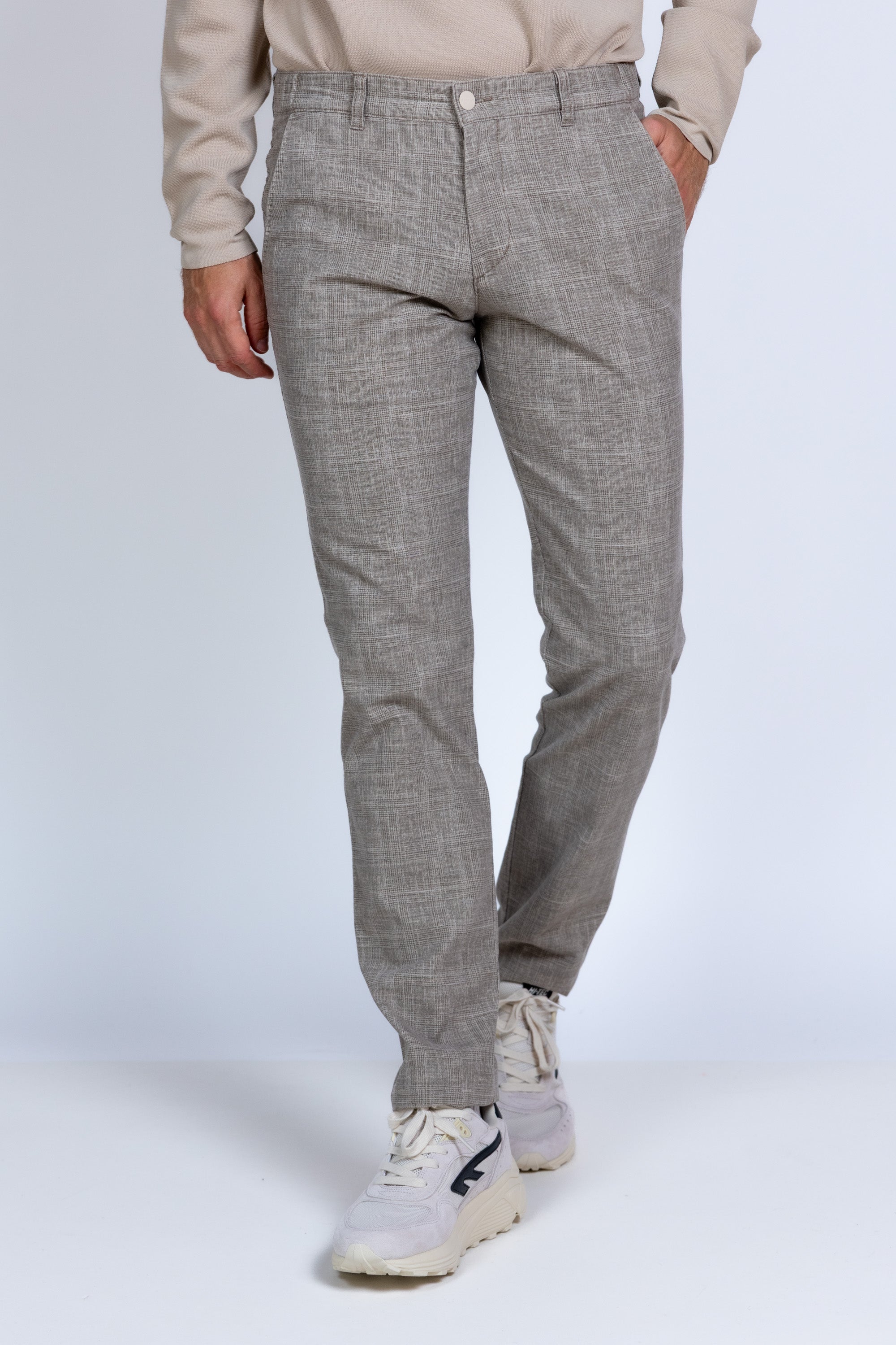 Broek met patroon - Beige