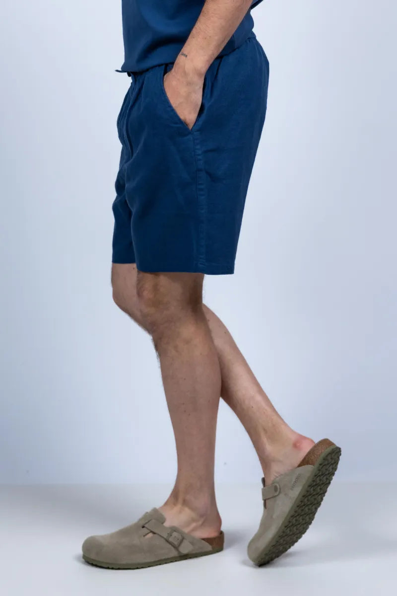 LES DEUX H LES DEUX H 1001863 LES DEUX H 1001863 Korte broek met koord - Marine