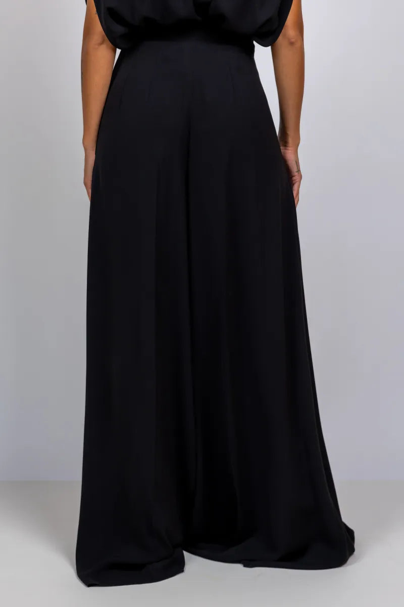 MAX MARA STUDIO MAX MARA STUDIO ABILITA Wijde pantalon - Zwart