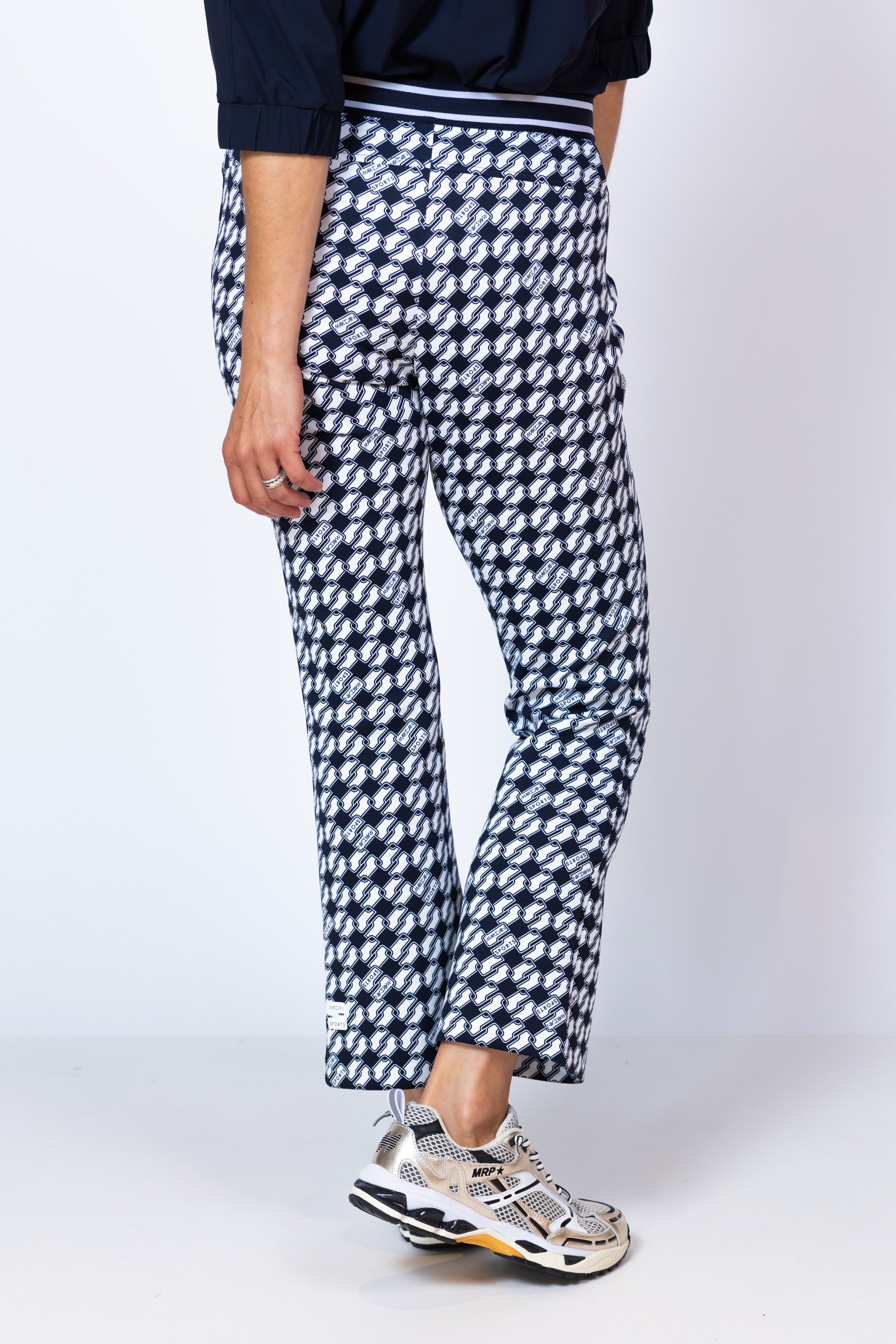 Broek met print - Marine