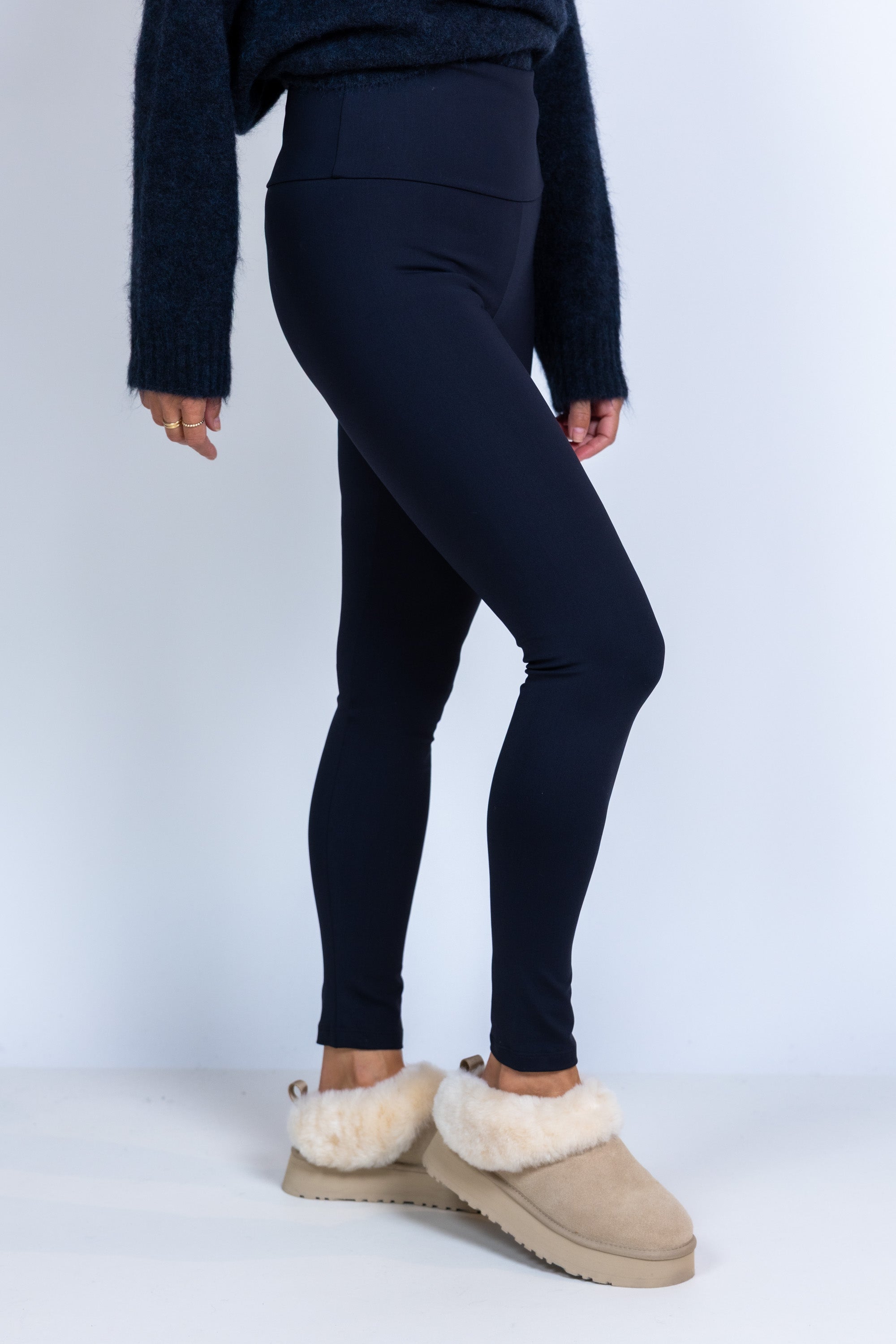 Legging met hoge taille - Zwart